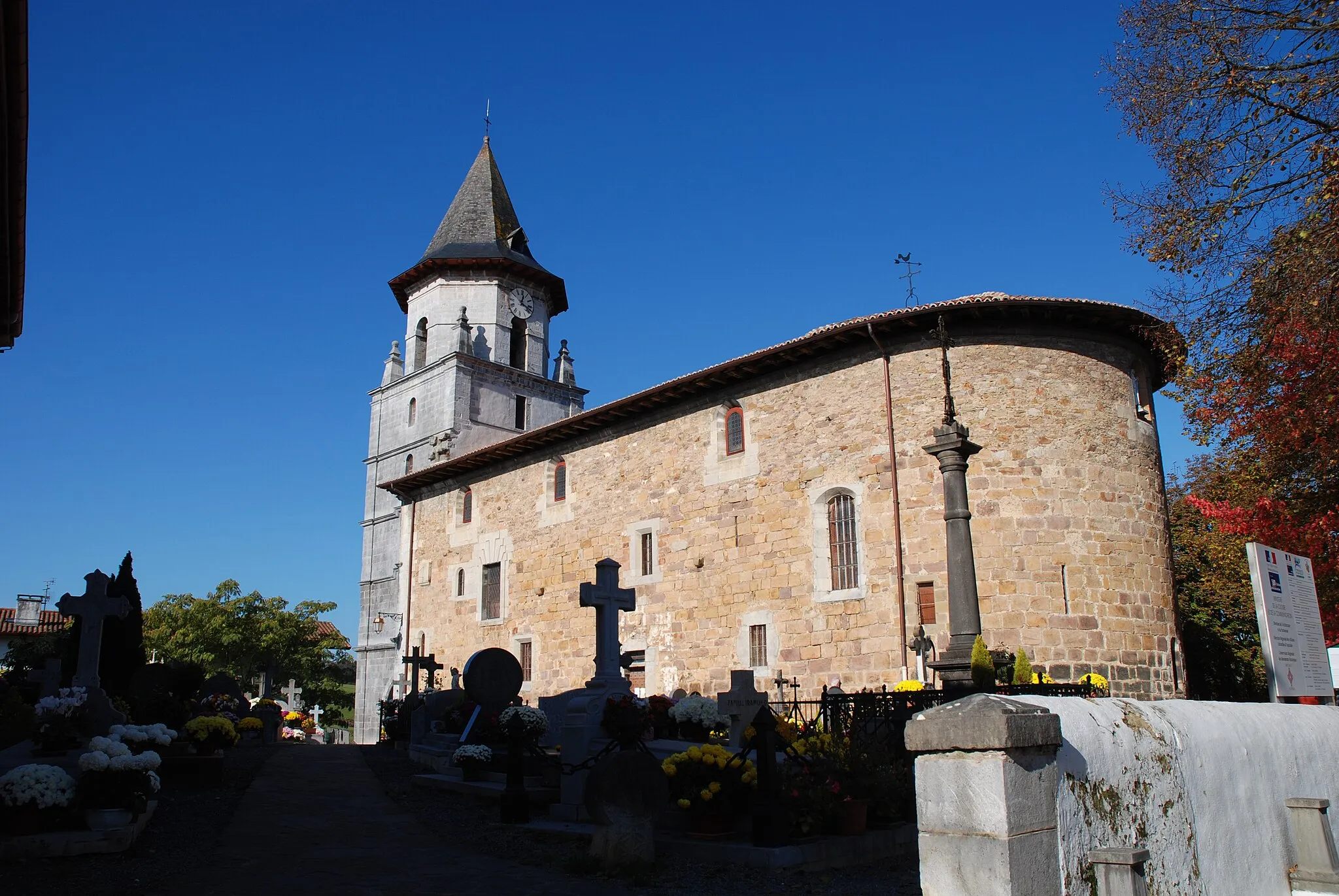 Photo showing: Ainhoa, l'église Notre-Dame de l'Assomption