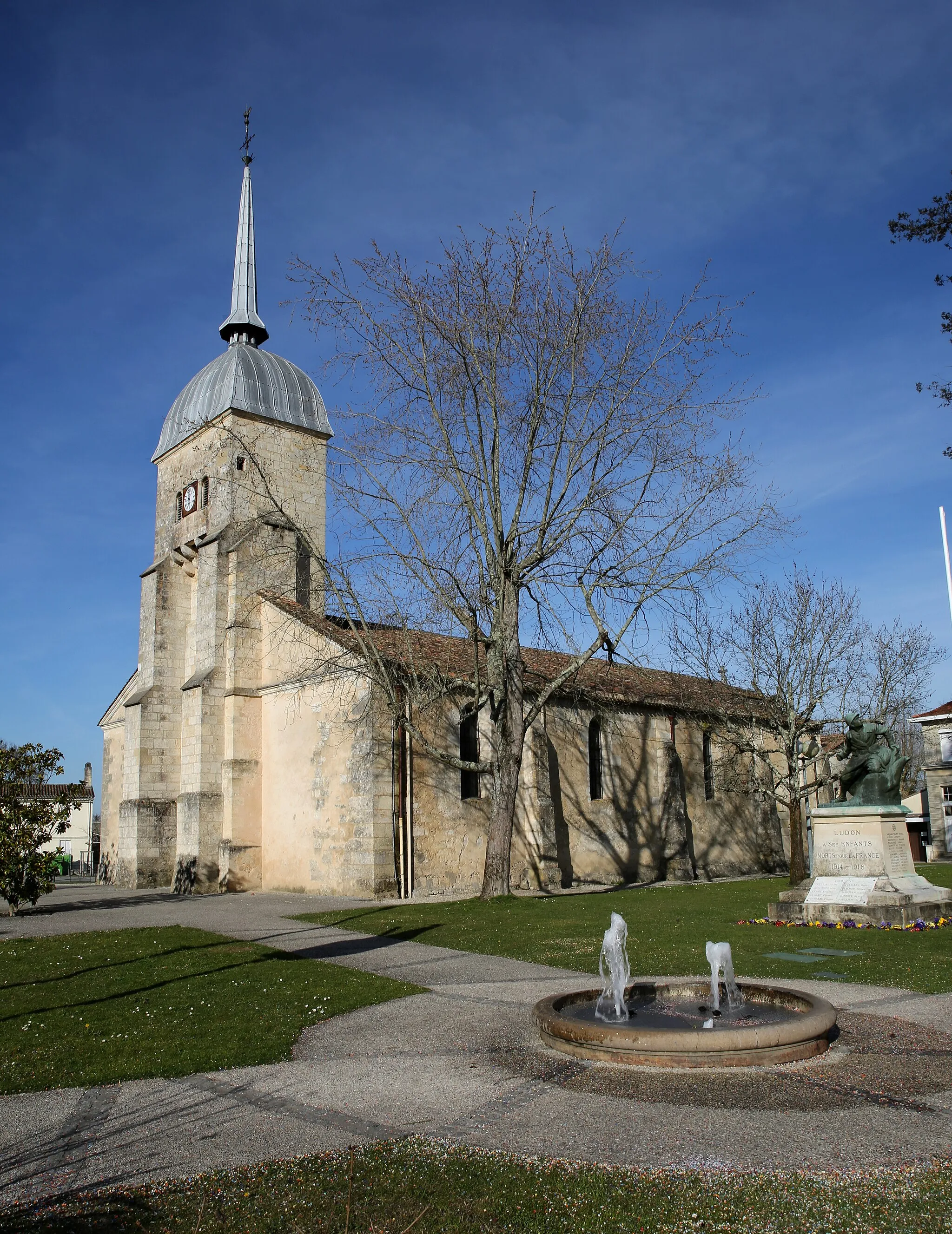 Photo showing: Église de Ludon