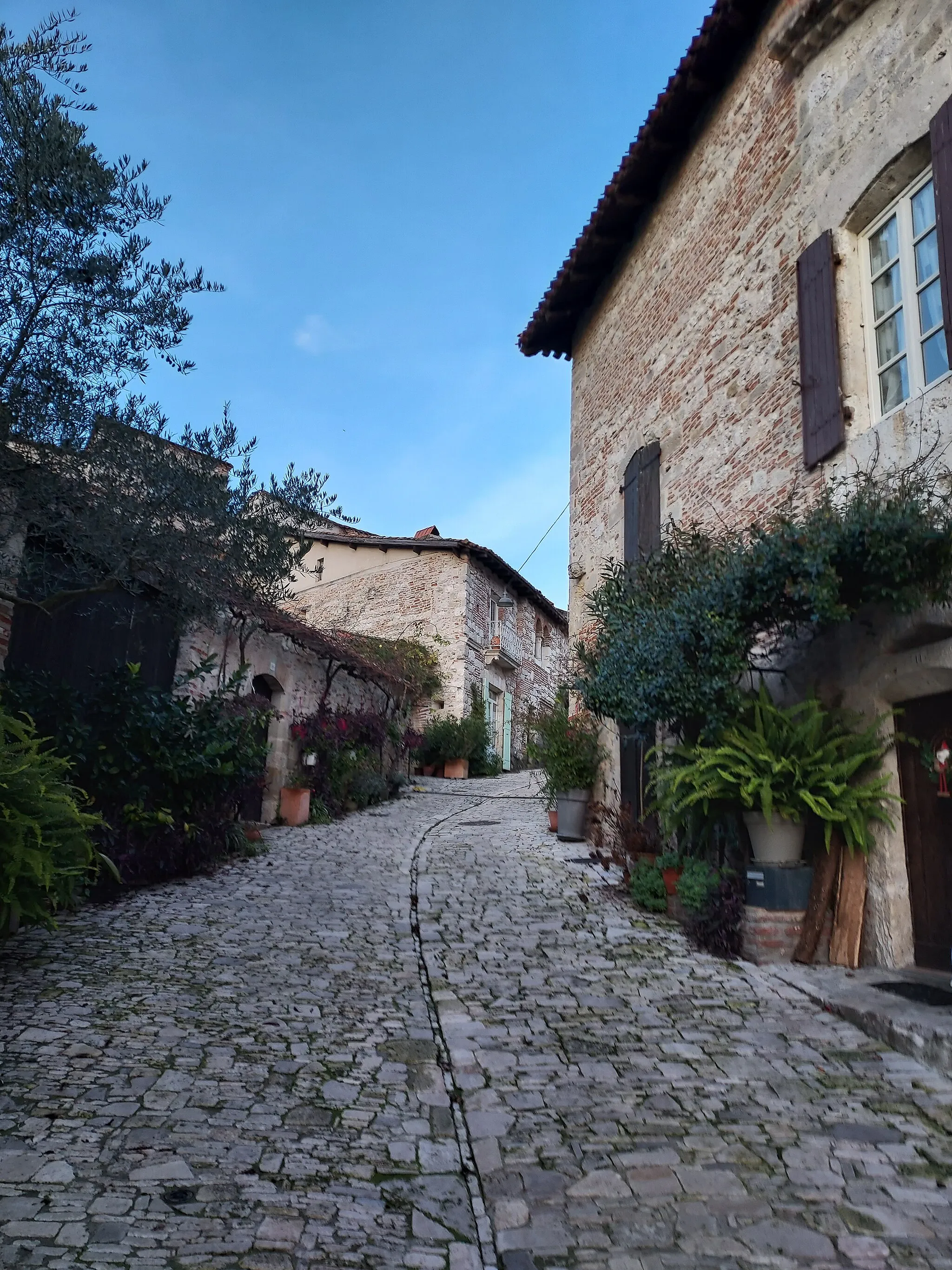 Photo showing: Une rue de la cité médiévale de Penne-d'Agenais