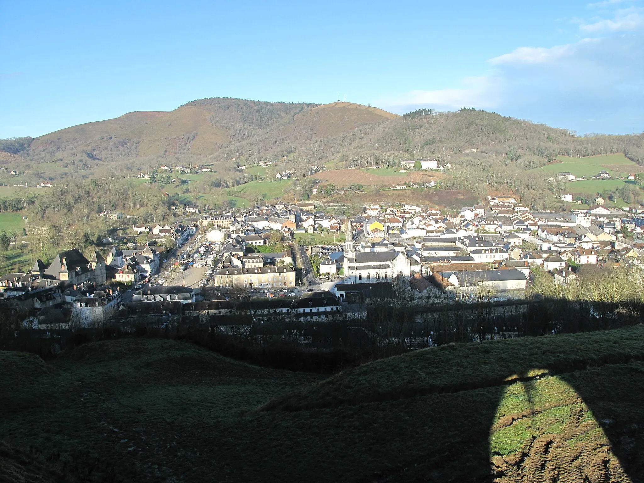 Photo showing: Mauléon-Licharre, (Pyrénées-Atlantiques, France), seen from the castle.