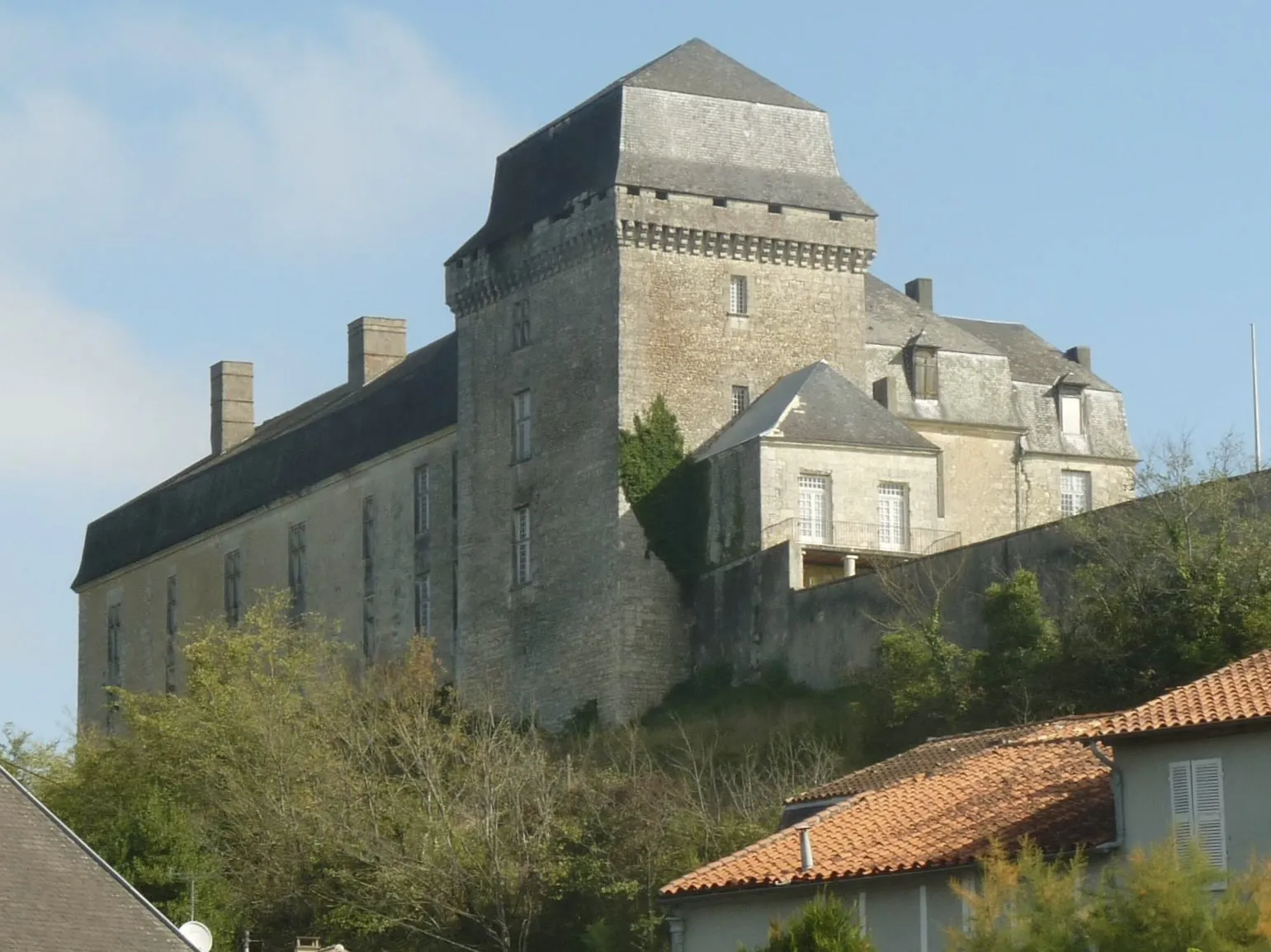 Photo showing: castle of Chalais, Charente, France