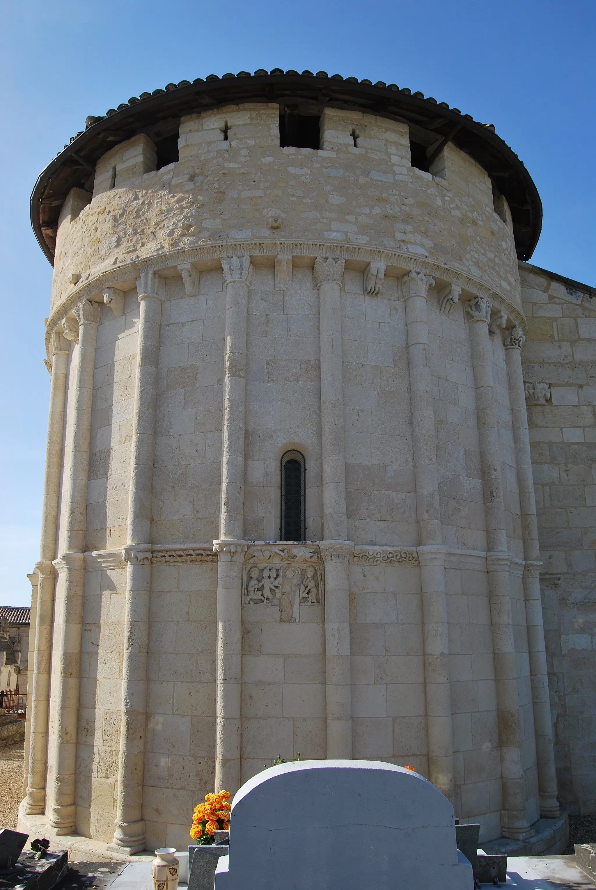 Photo showing: Église Saint-Quentin de Baron (Gironde)