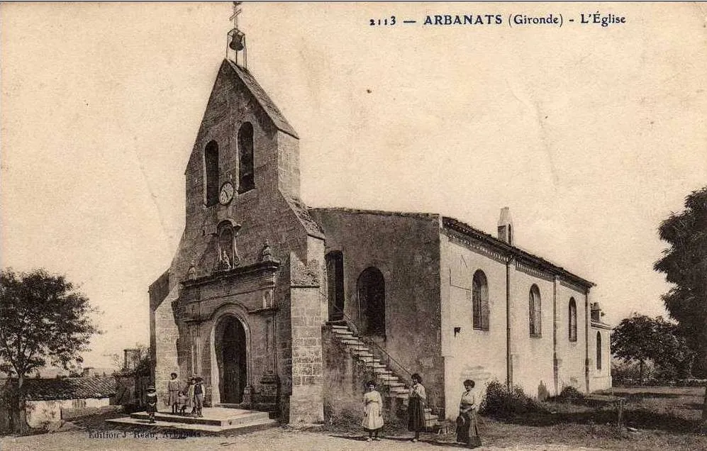 Photo showing: Arbanats - église