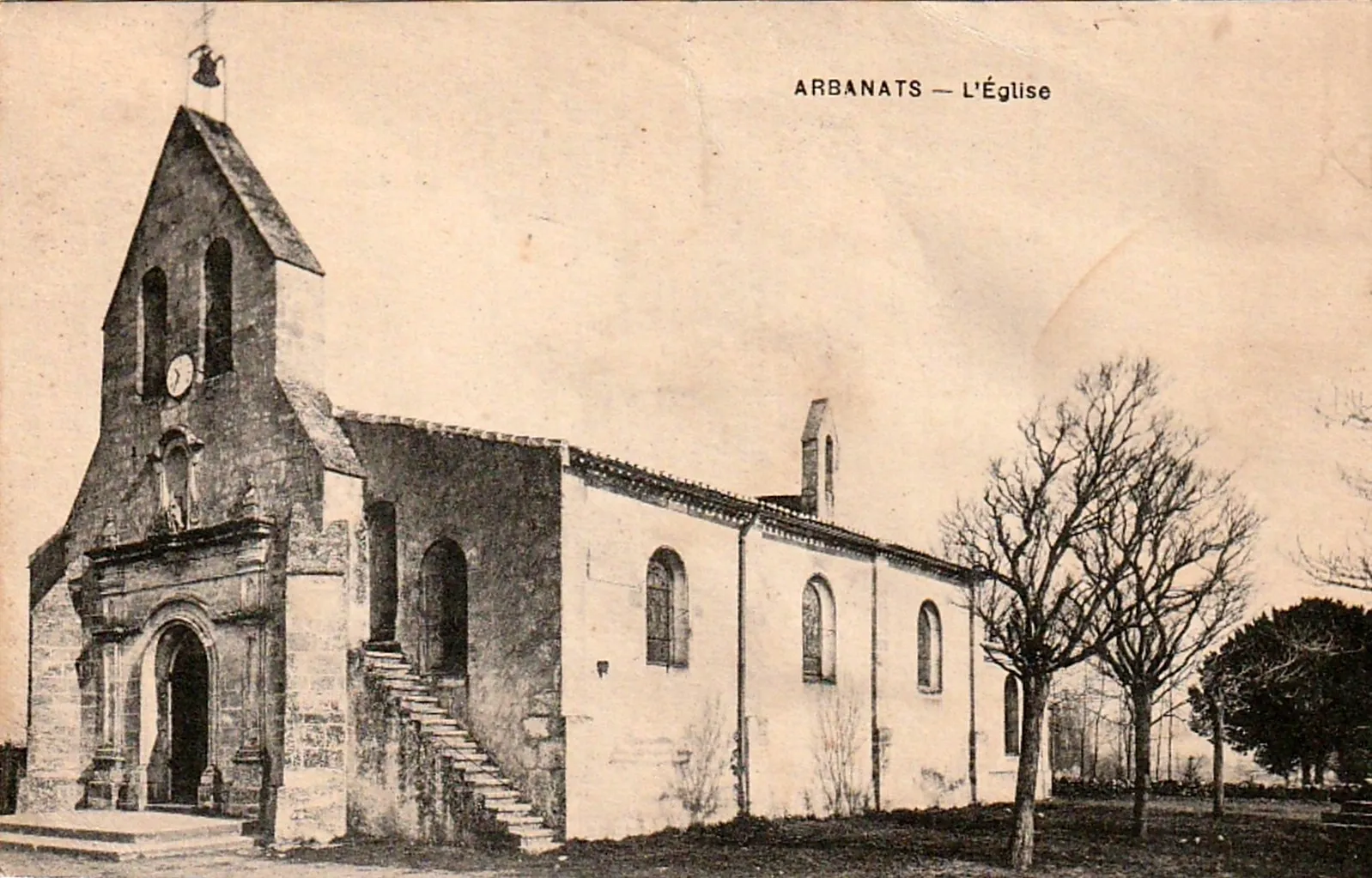 Photo showing: Arbanats - église