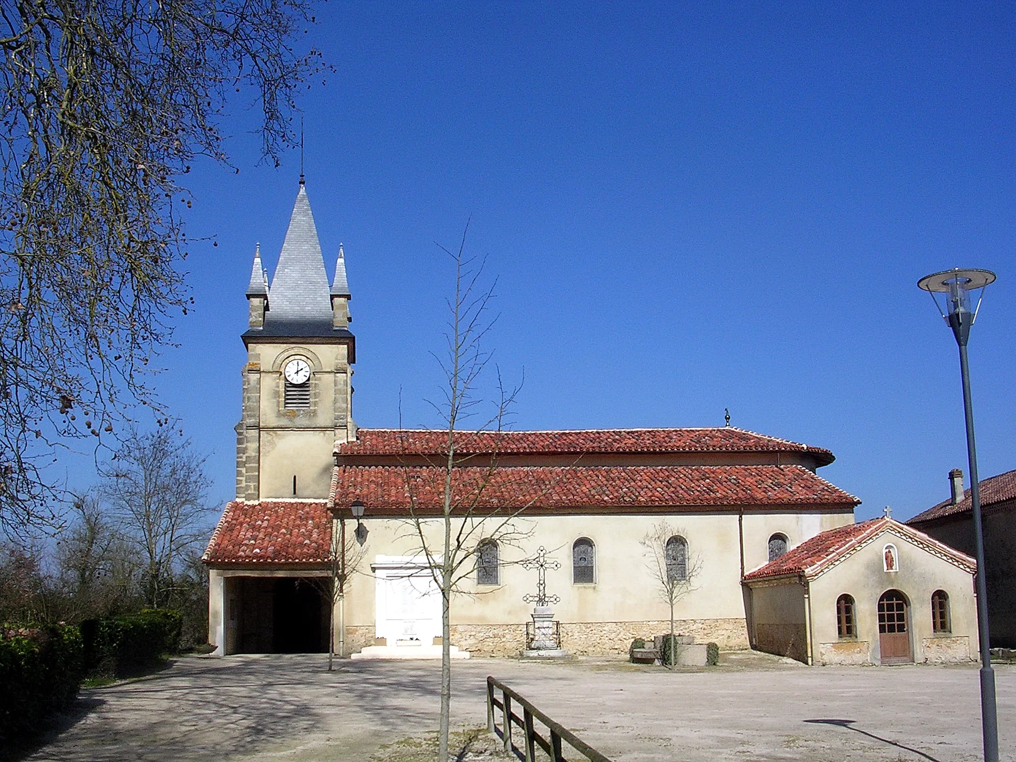 Photo showing: Église Notre-Dame de l’Assomption à Maurrin, dans le département français des Landes