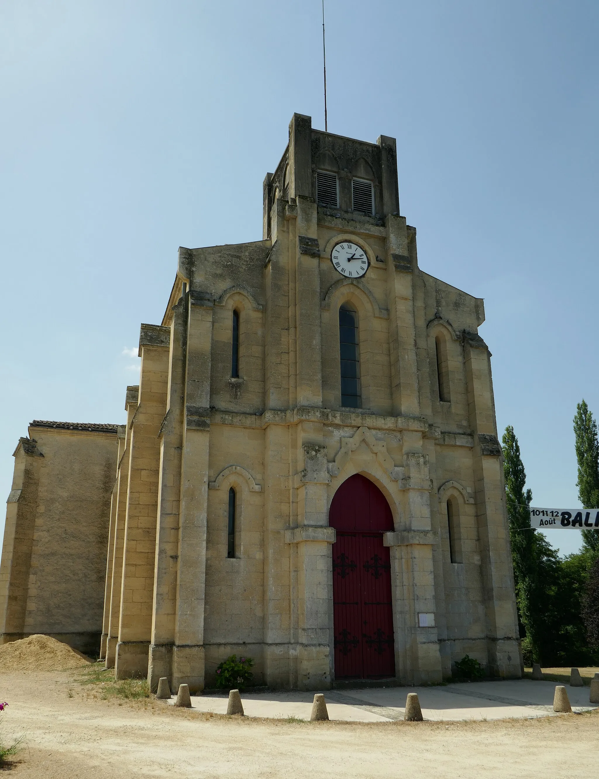 Photo showing: Église Saint-Martin de Balizac, 2018
