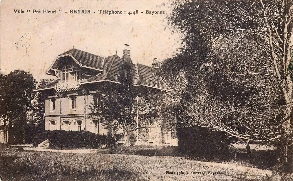 Photo showing: Beyries (Landes) - villa Pré-fleuri