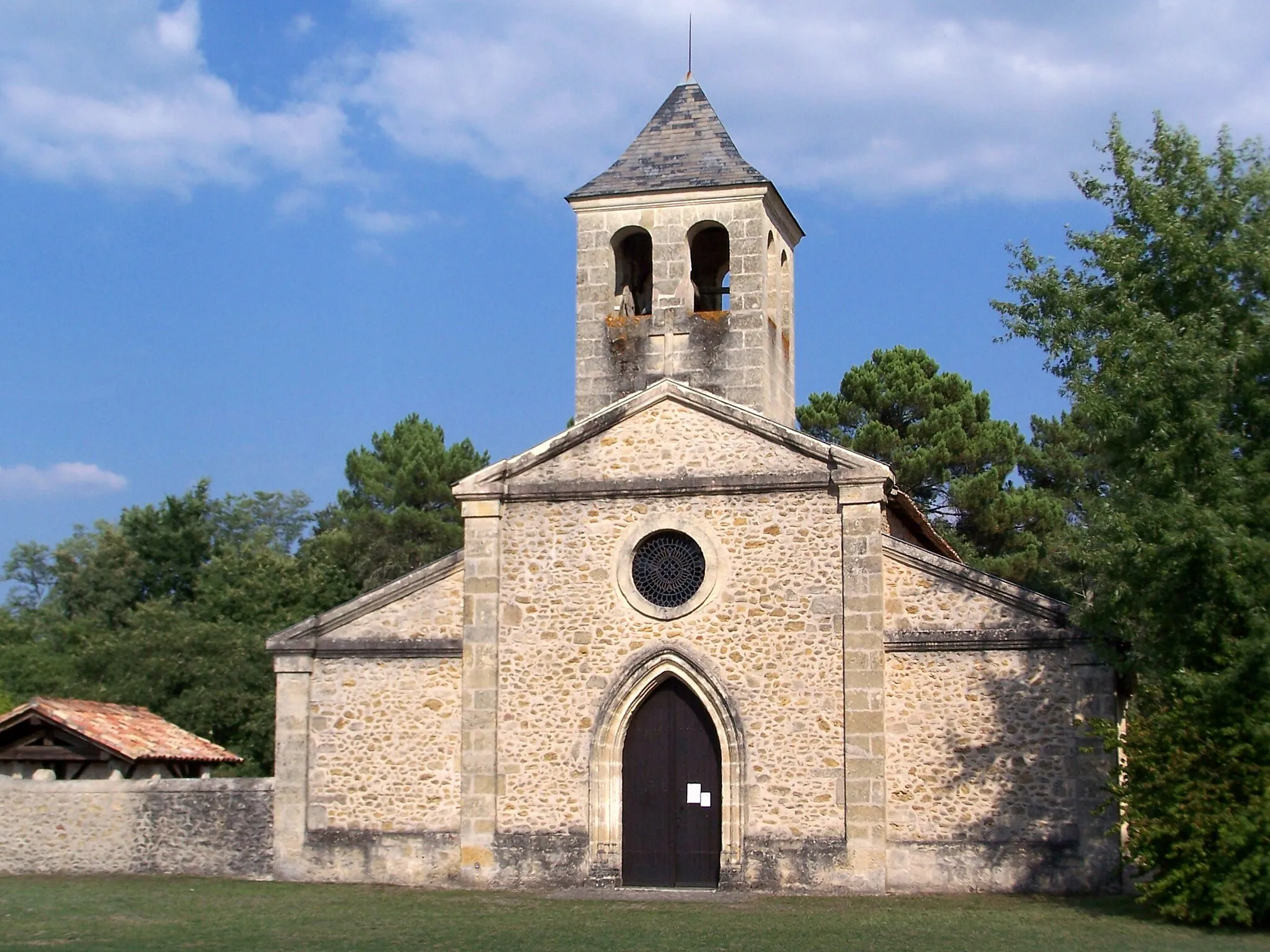 Photo showing: Church Saint-Michel of Bourideys (Gironde, France)