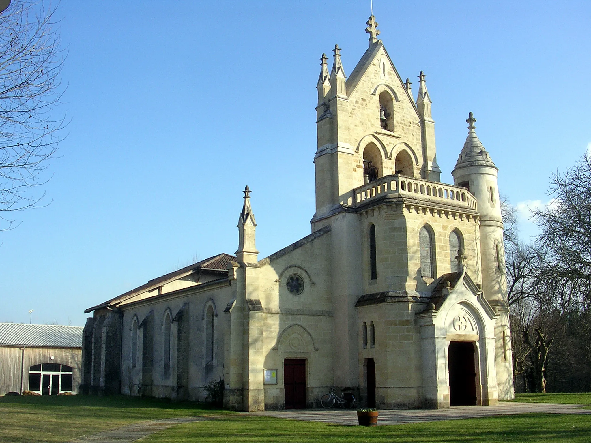 Photo showing: Eglise Saint-Jean-Baptiste de Sore, dans le département français des Landes