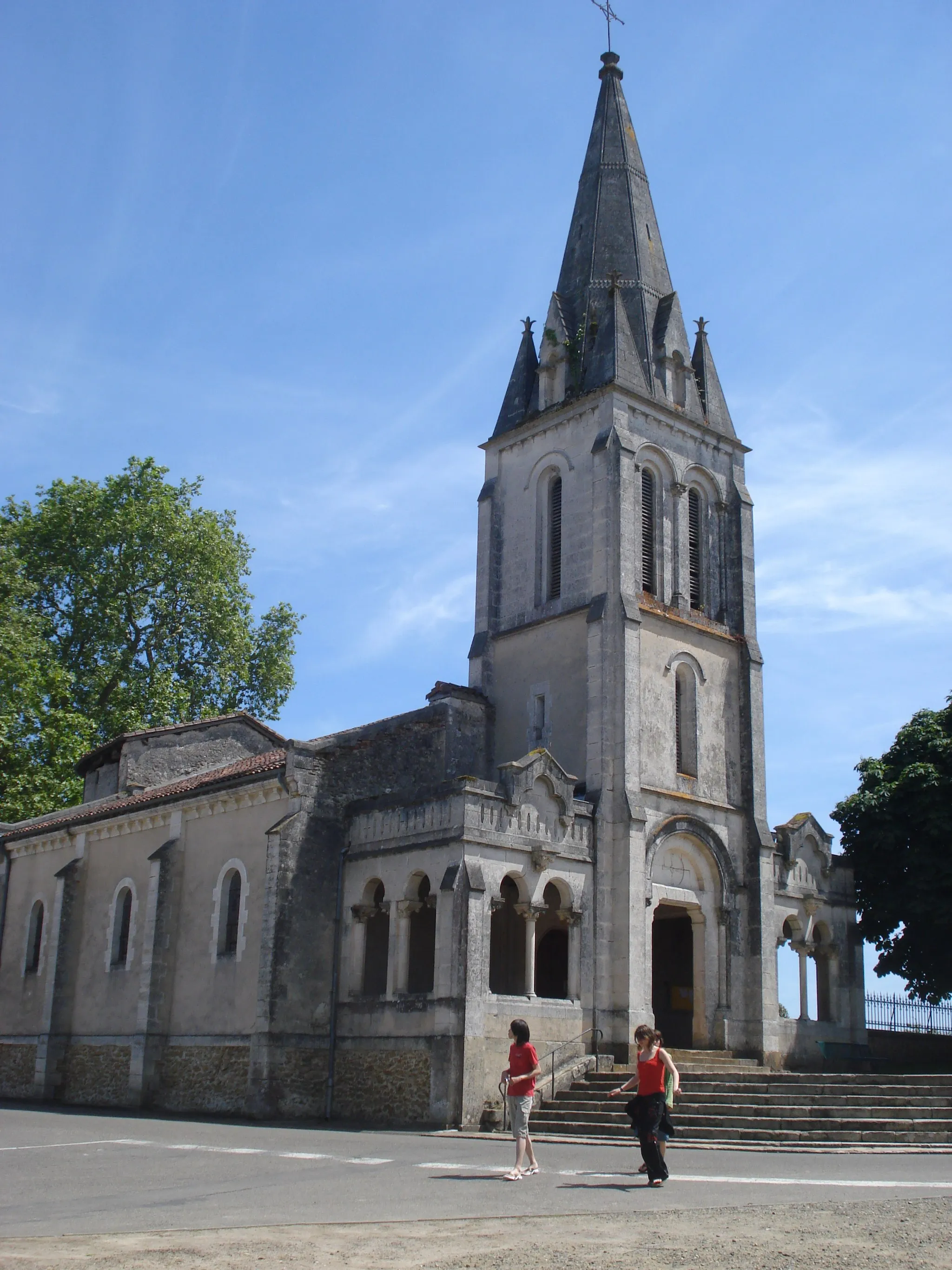 Photo showing: Gaillères (Landes, Fr) church
