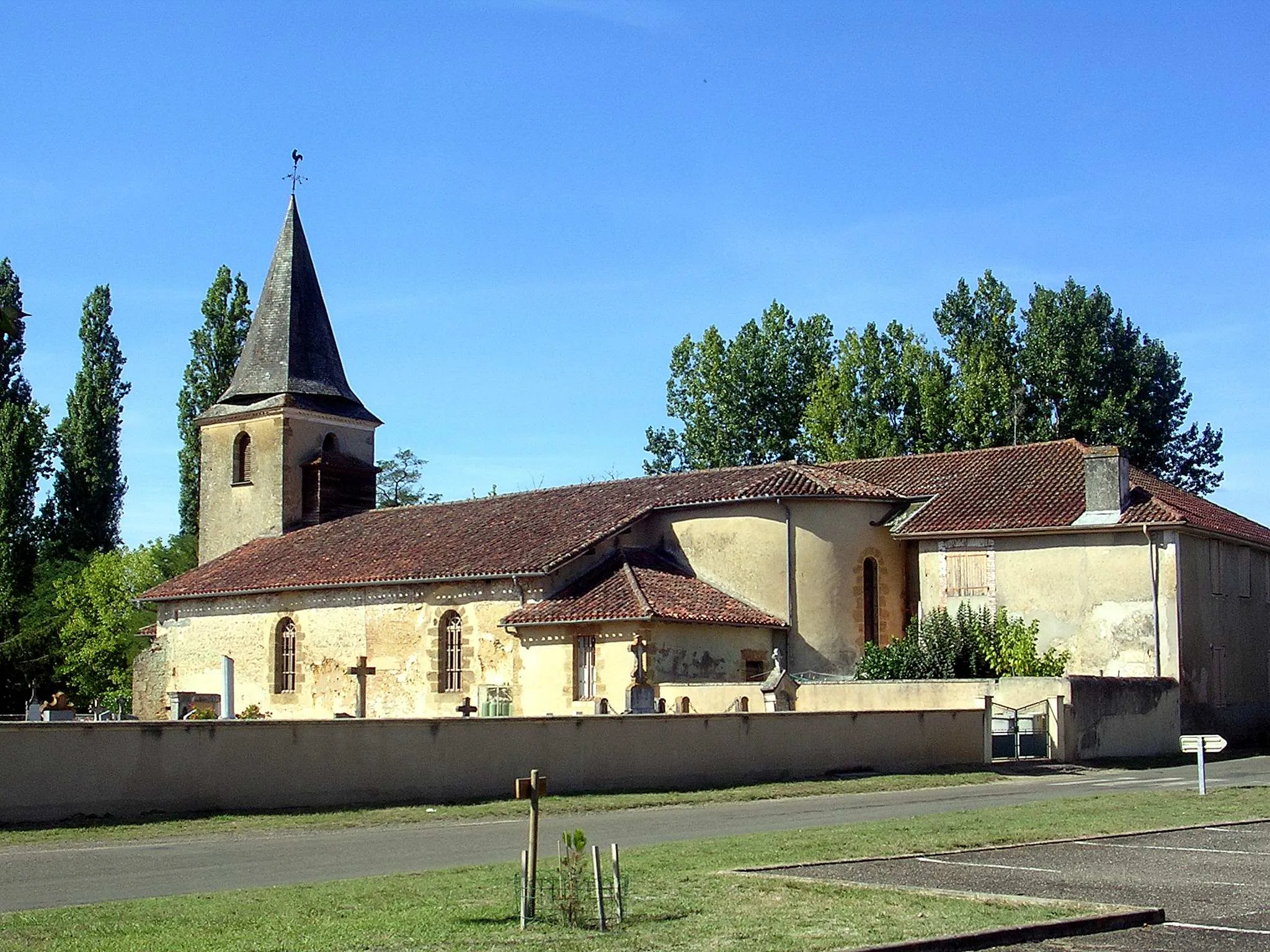 Photo showing: Eglise de Pujo-le-Plan, dans le dépertement français des Landes