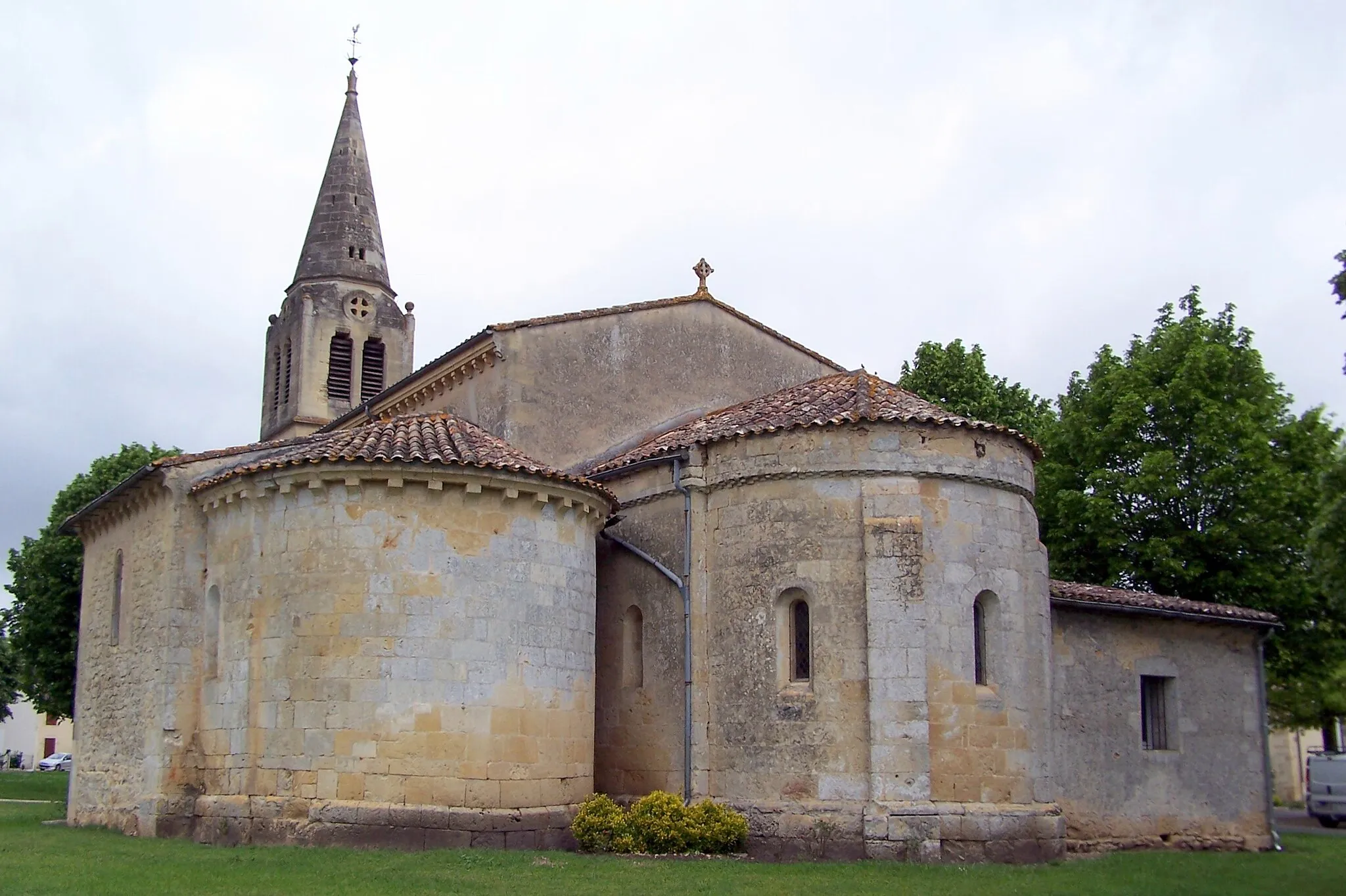 Photo showing: Church Saint-Louis of Roaillan (Gironde, France)