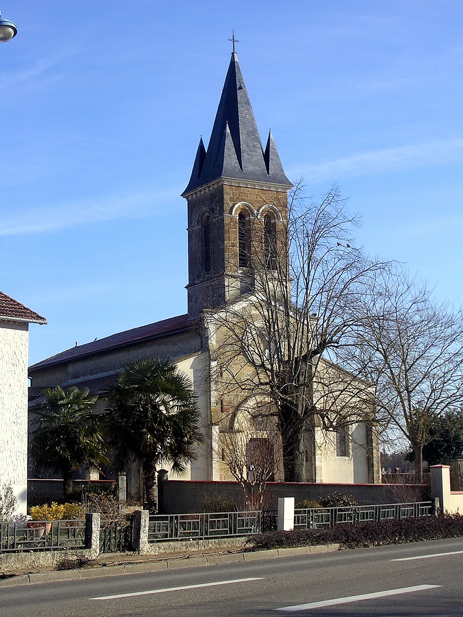 Photo showing: Église Saint-Sigismond de Bordères (Bordères-et-Lamensans, Landes, France)