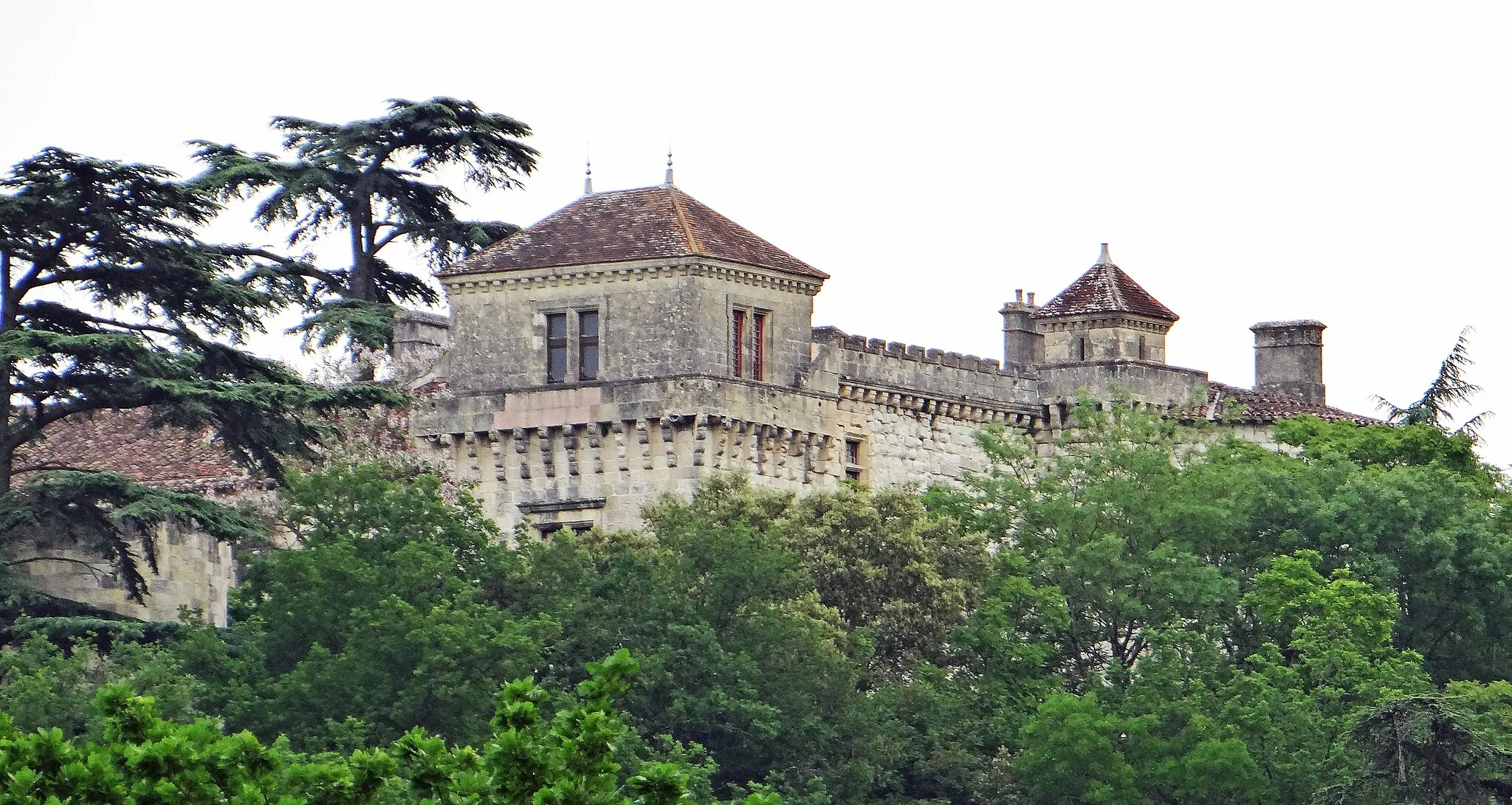 Photo showing: Bon-Encontre - Château de Castelnoubel vu du côté ouest