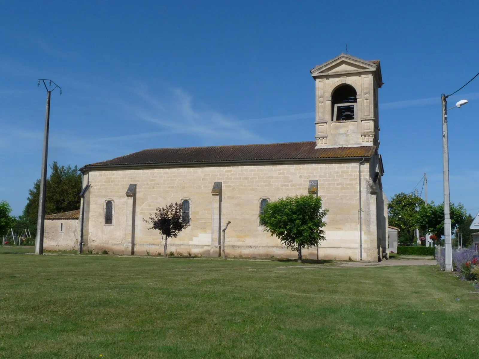 Photo showing: Eglise de Pique-Sègue, Mouliets-et-Villemartin, Gironde, France