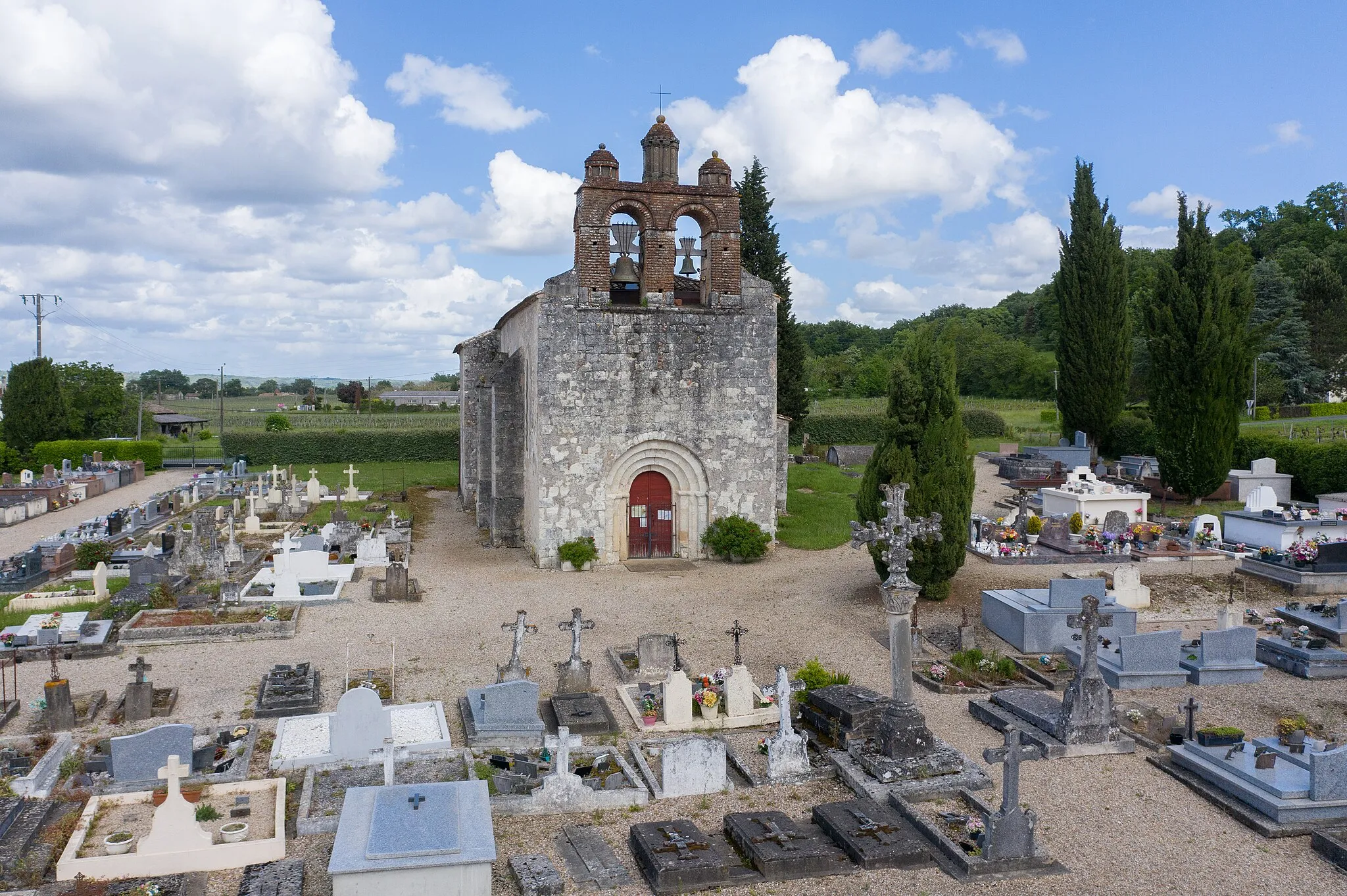 Photo showing: Vue aérienne de l'Église