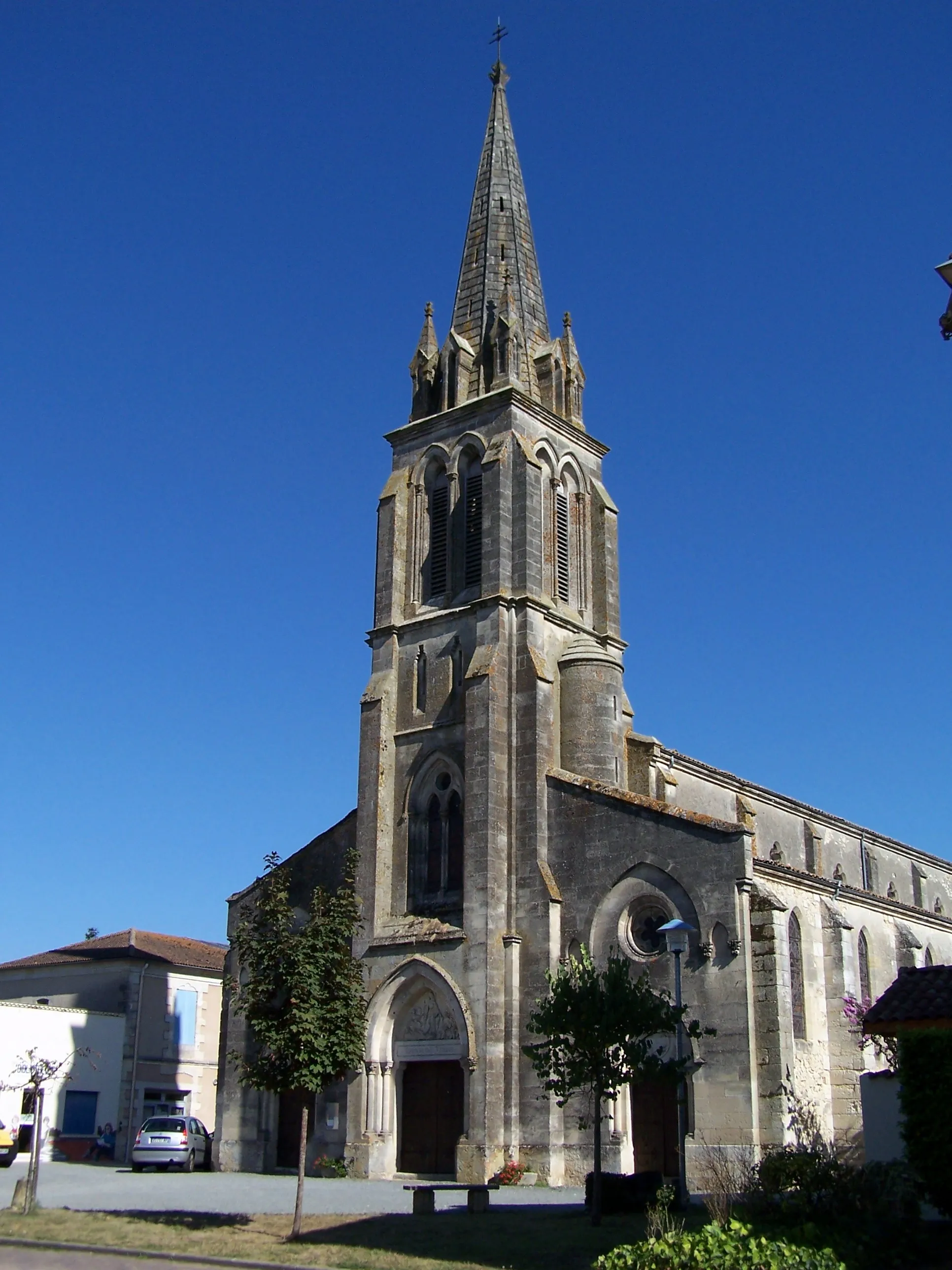 Photo showing: Church Our Lady of  the Immaculate Conception of Grignols (Gironde, France)