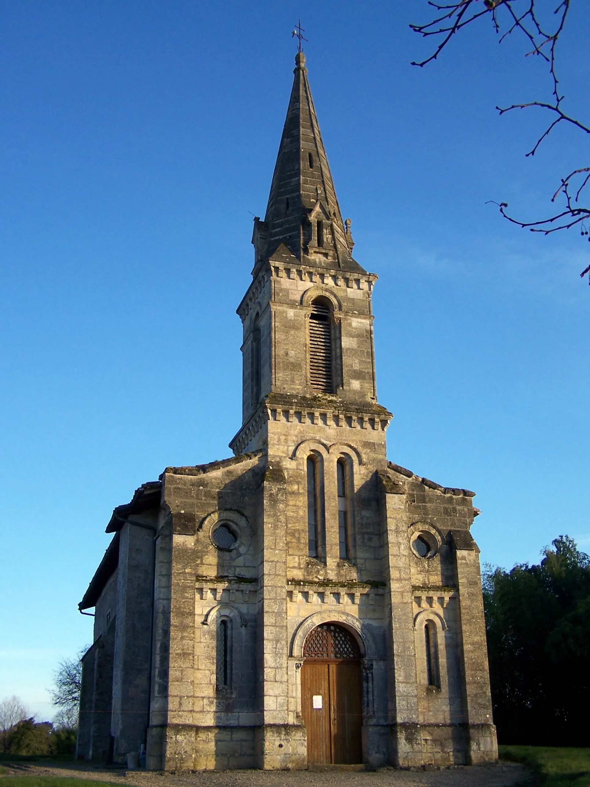 Photo showing: Church of Lignan-de-Bazas (Gironde, France)