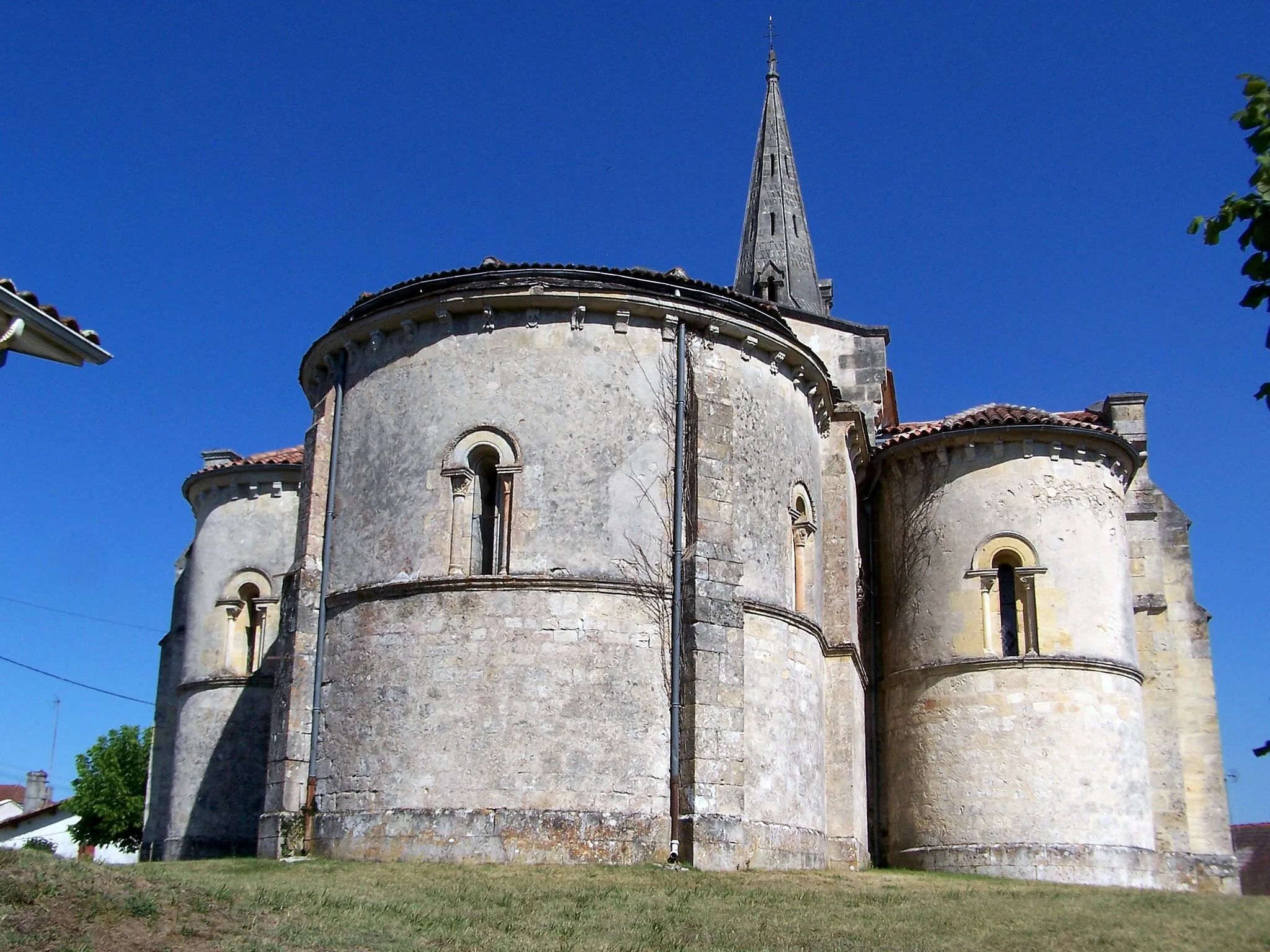 Photo showing: Saint Martin church of Cabanac in Cabanac-et-Villagrains (Gironde, France)