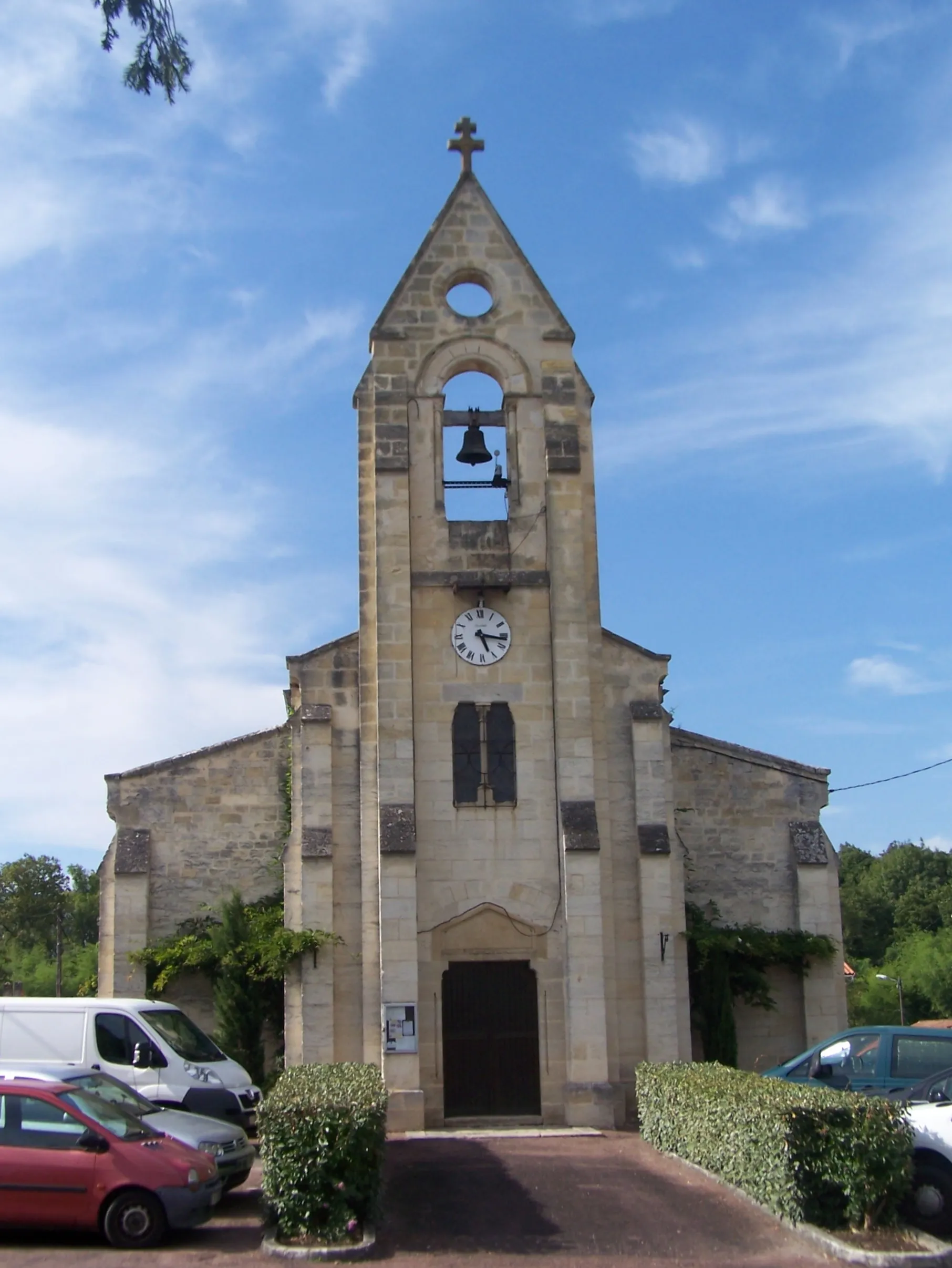 Photo showing: Church Saint-Clément-de-Coma of Ayguemorte-les-Graves (Gironde, France)