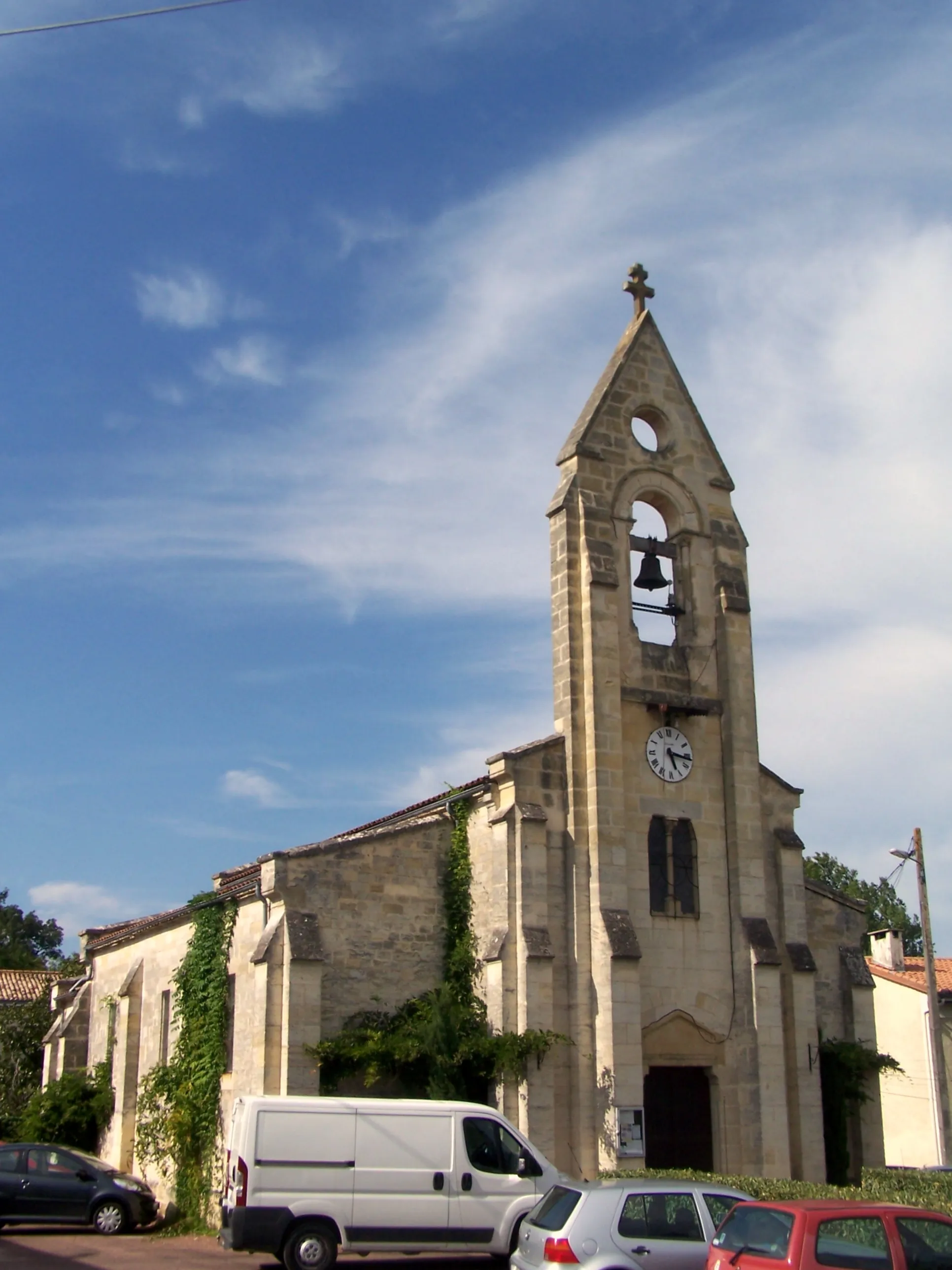 Photo showing: Church Saint-Clément-de-Coma of Ayguemorte-les-Graves (Gironde, France)