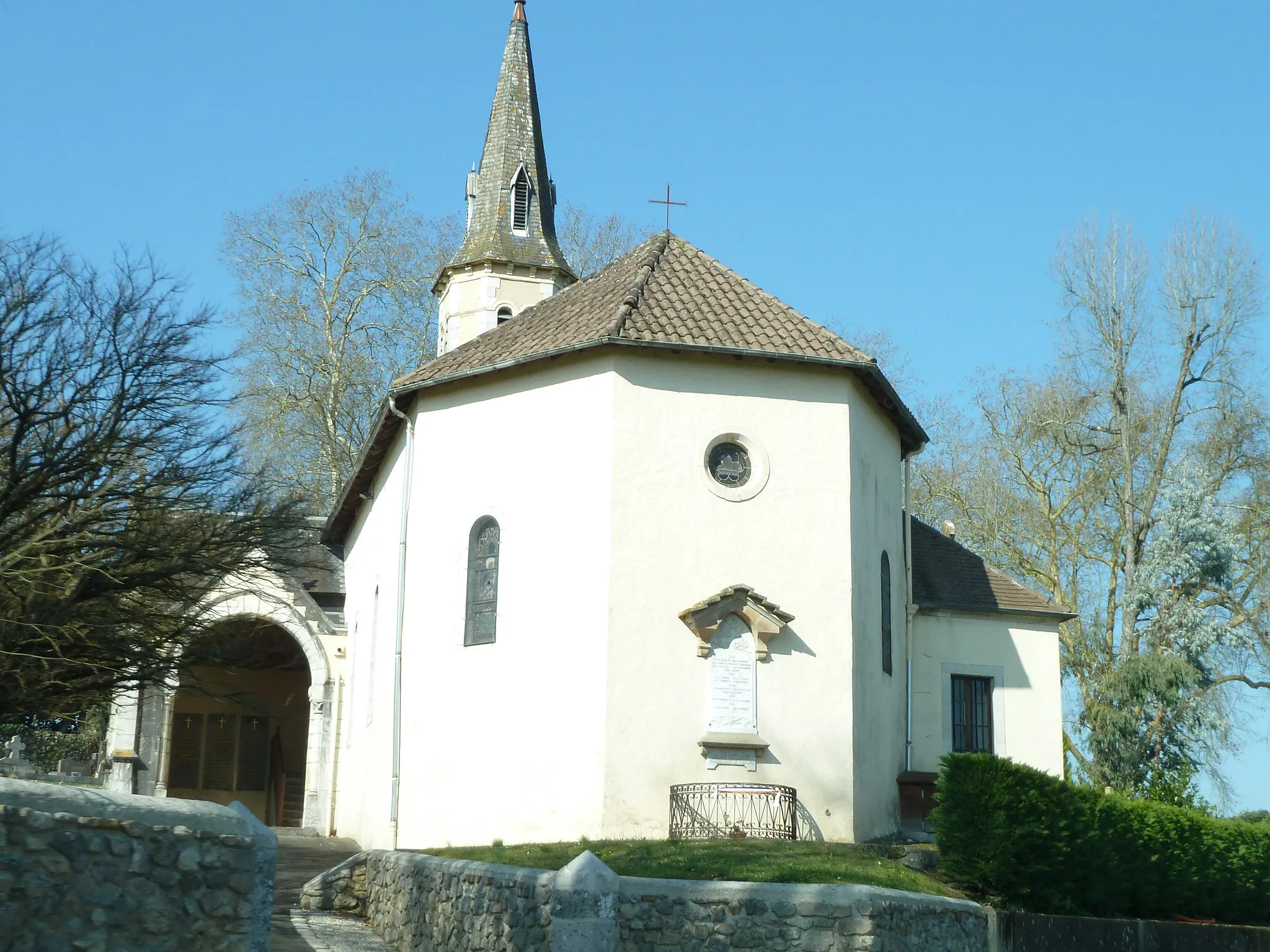 Photo showing: Église de Laà-Mondrans