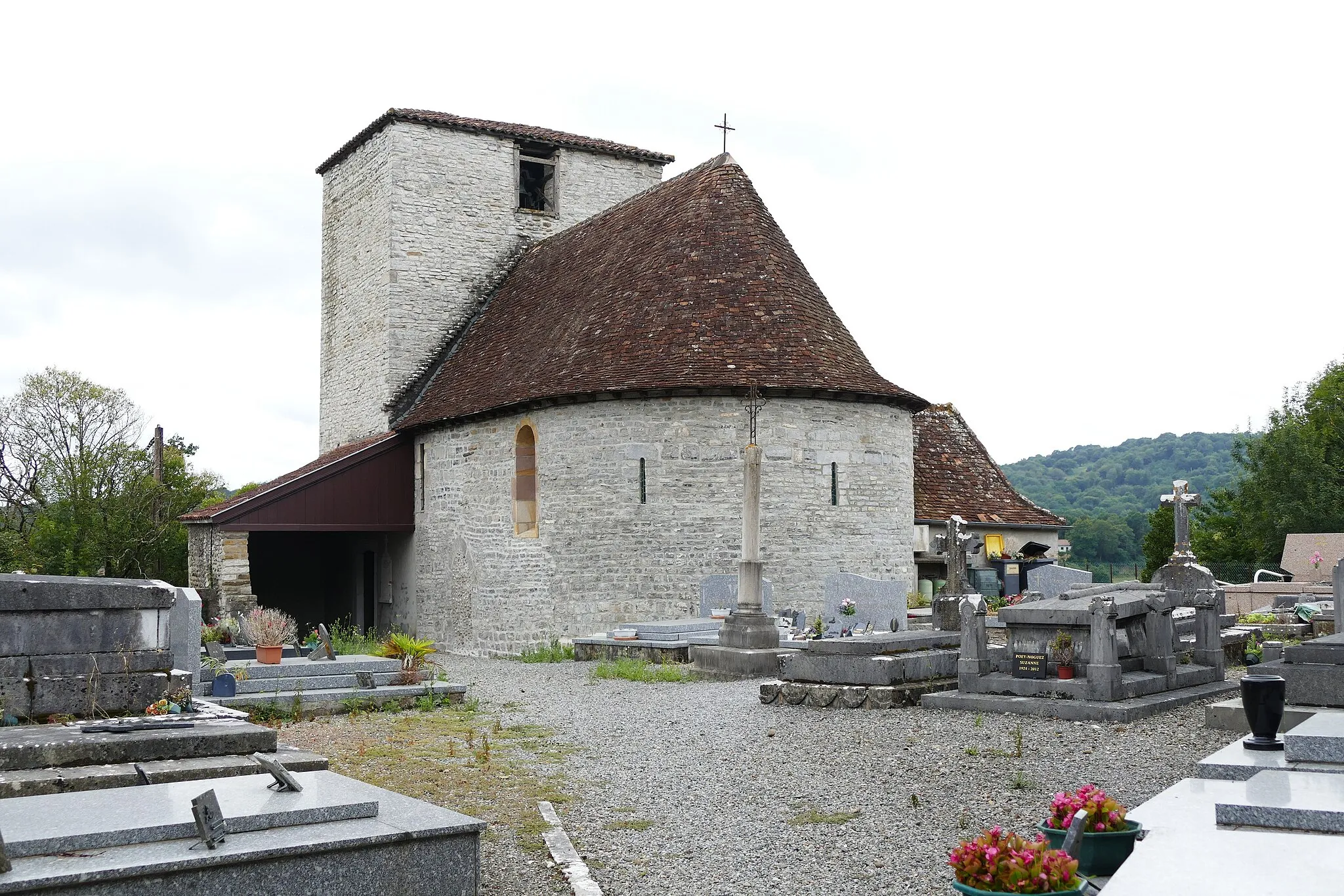 Photo showing: Saint-Étienne's church of Guinarthe in Guinarthe-Parenties (Pyrénées-Atlantiques, Nouvelle-Aquitaine, France).