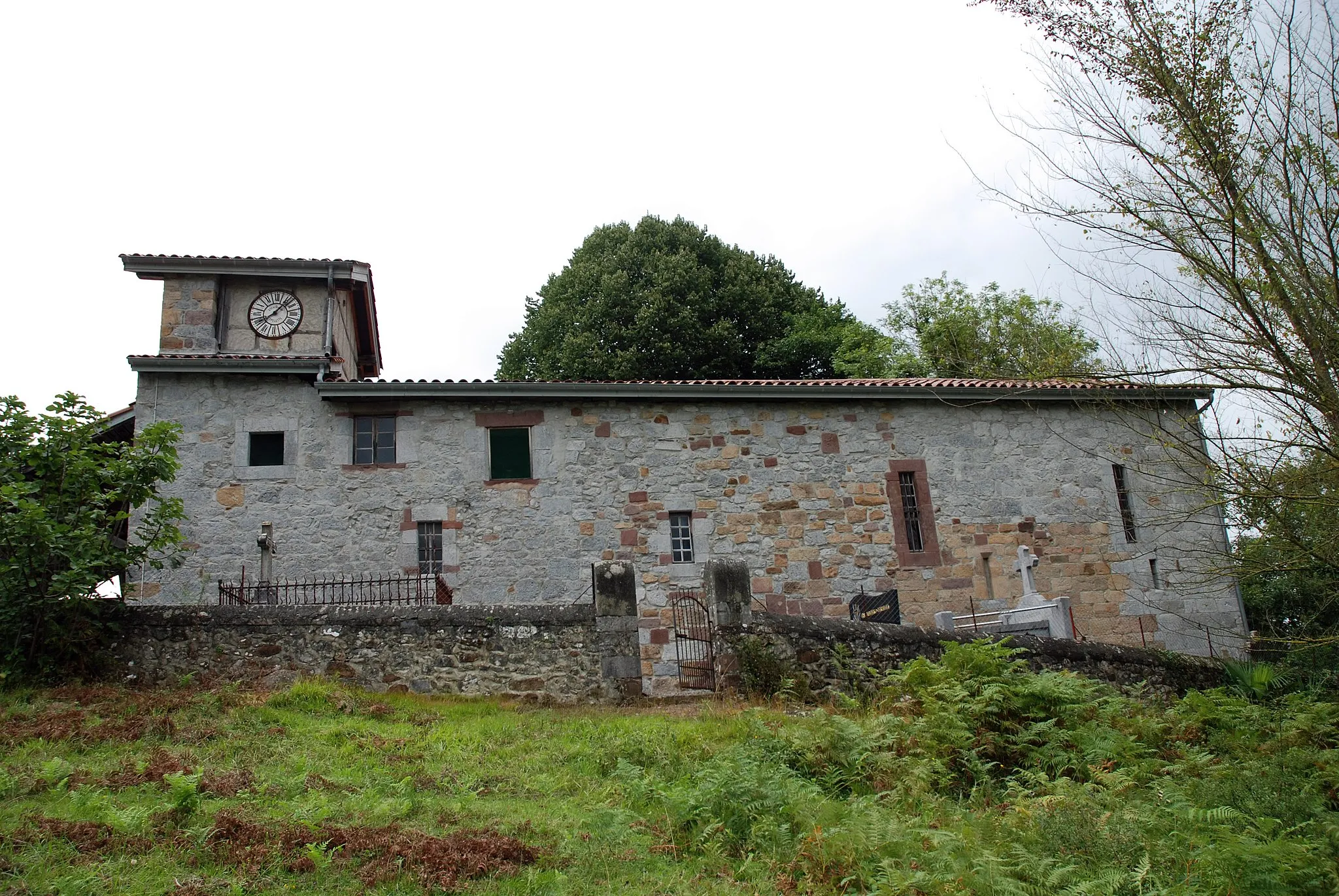 Photo showing: Bustince-Iriberry - Eglise de l'Assomption-de-la-Bienheureuse-Vierge-Marie