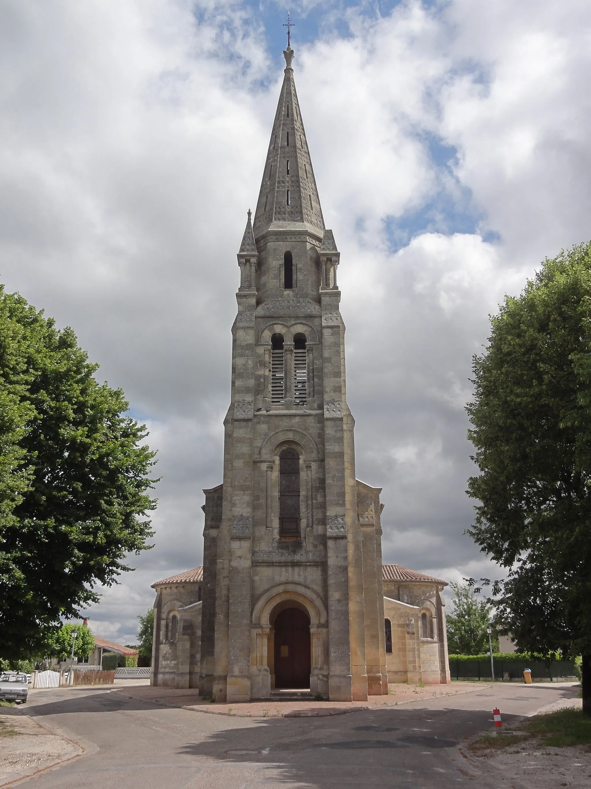 Photo showing: Église de Prignac, tour