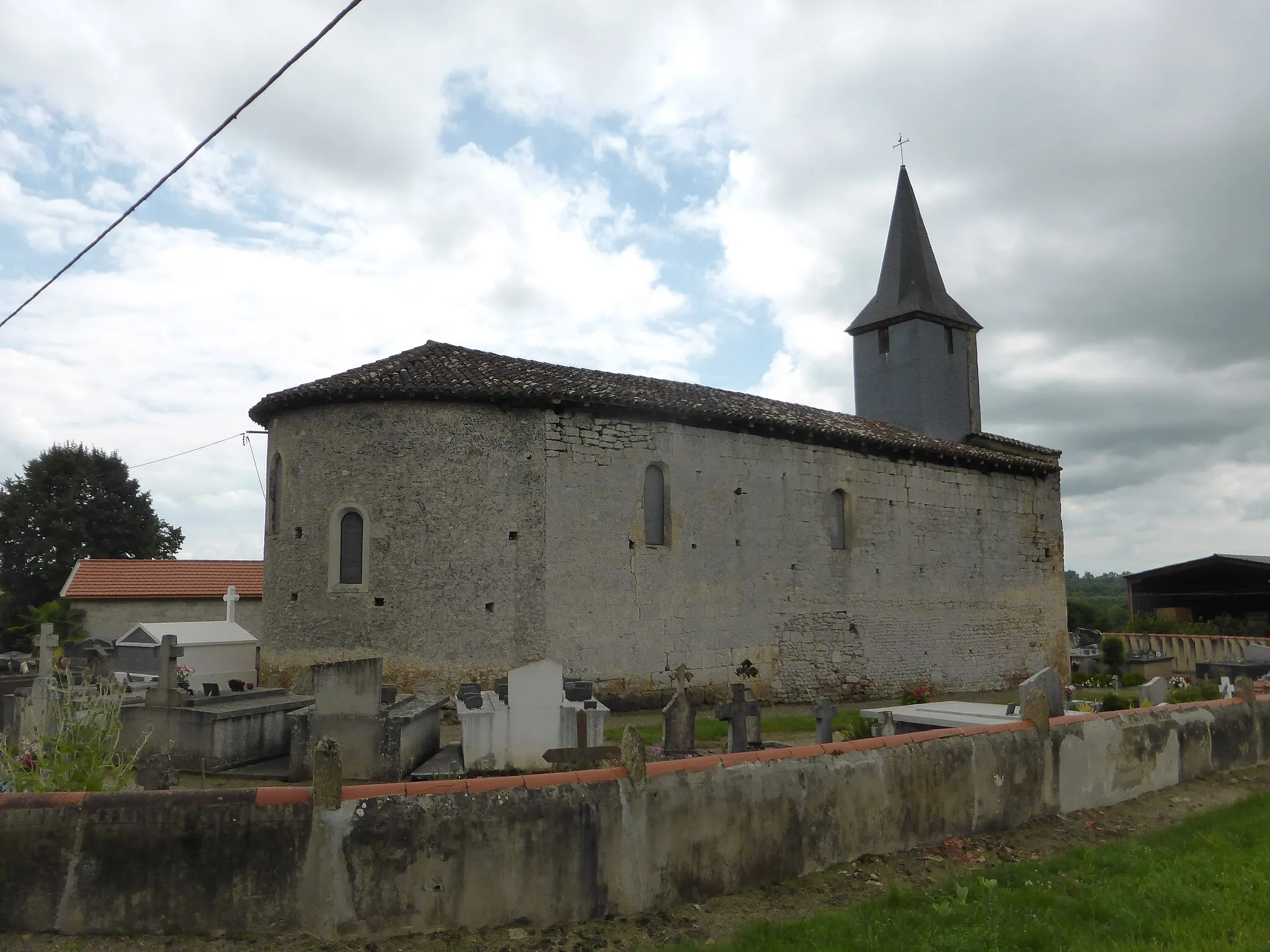 Photo showing: Église de Lias d'Armagnac, dans le Gers.