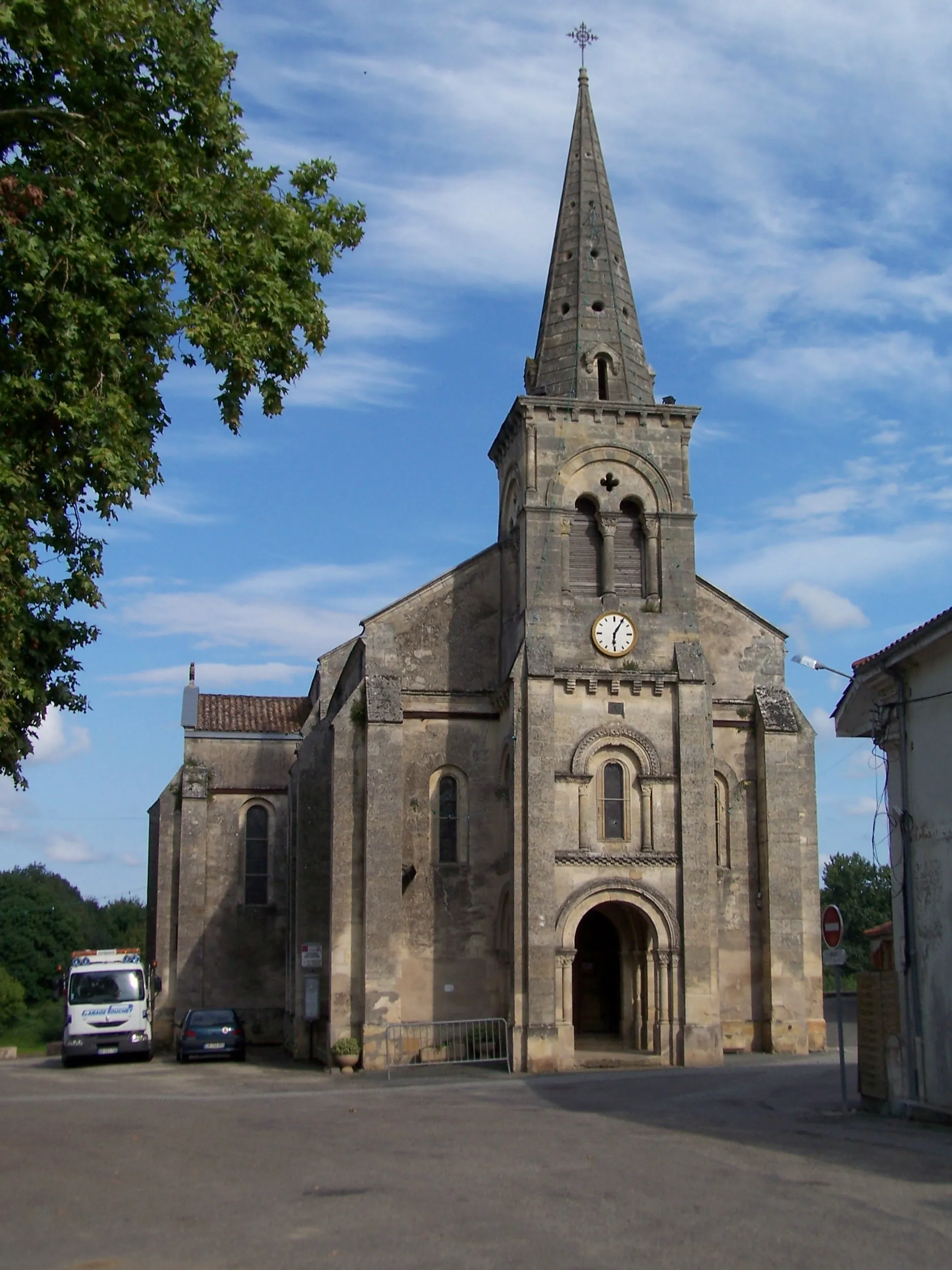 Photo showing: Saint Leodegar church of Couthures-sur-Garonne (Lot-et-Garonne, France)