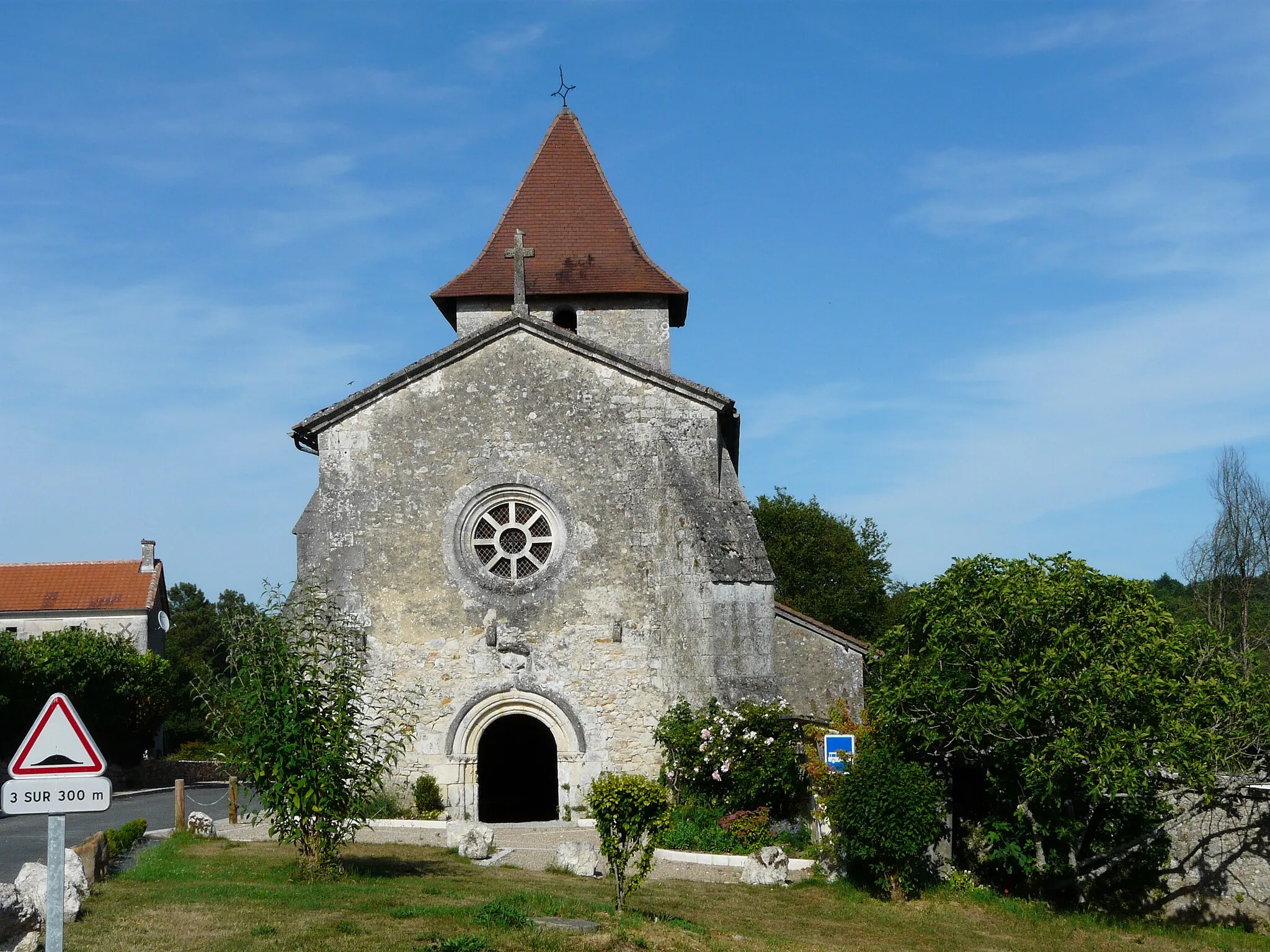 Photo showing: L'église de Saint-Félix-de-Bourdeilles, Dordogne, France.