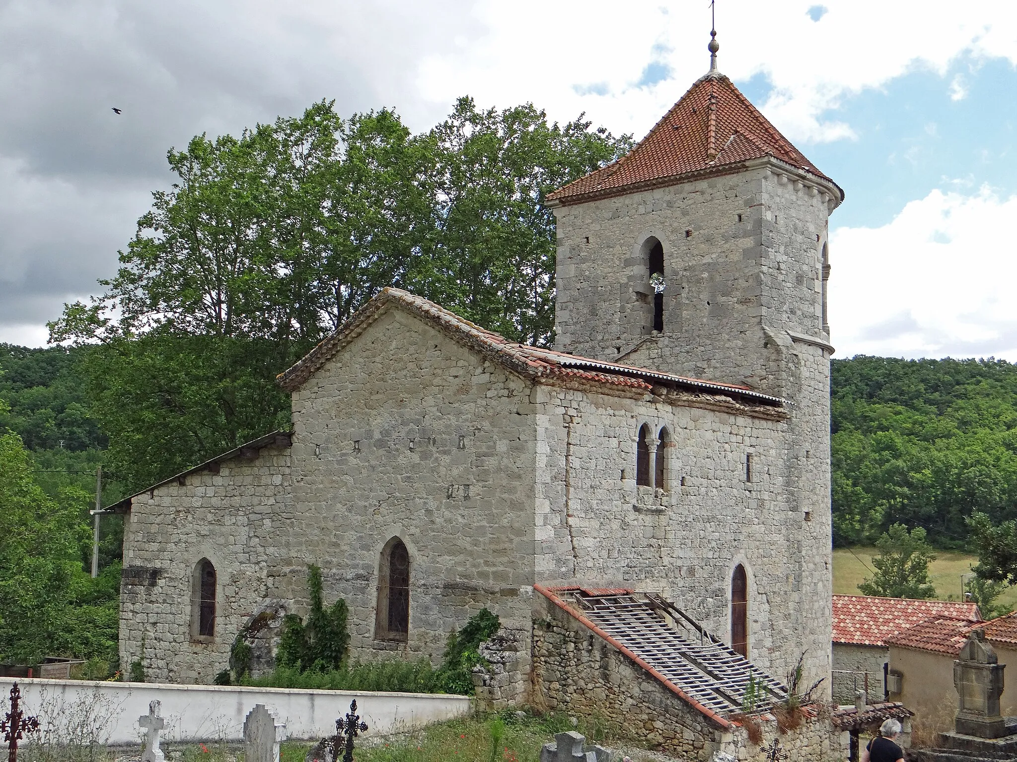 Photo showing: Hautefage-la-Tour - Église Saint-Just