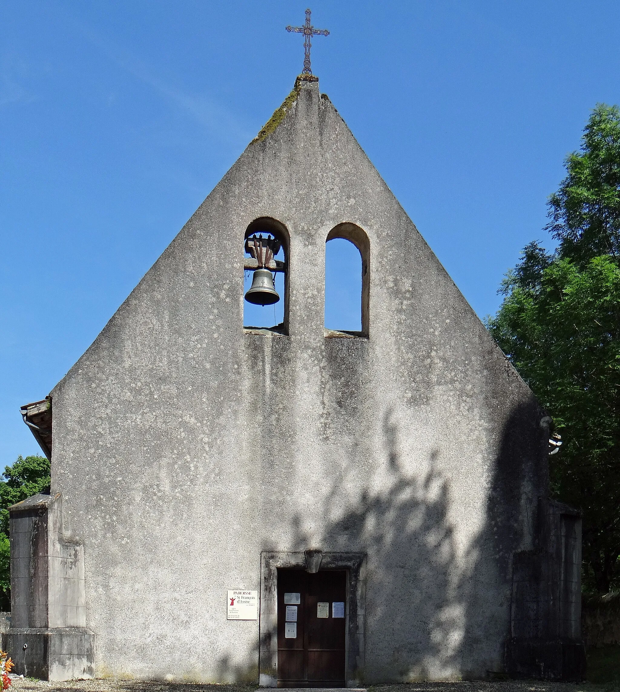 Photo showing: Lasserre (Lot-et-Garonne) - Église Saint-Laurent
