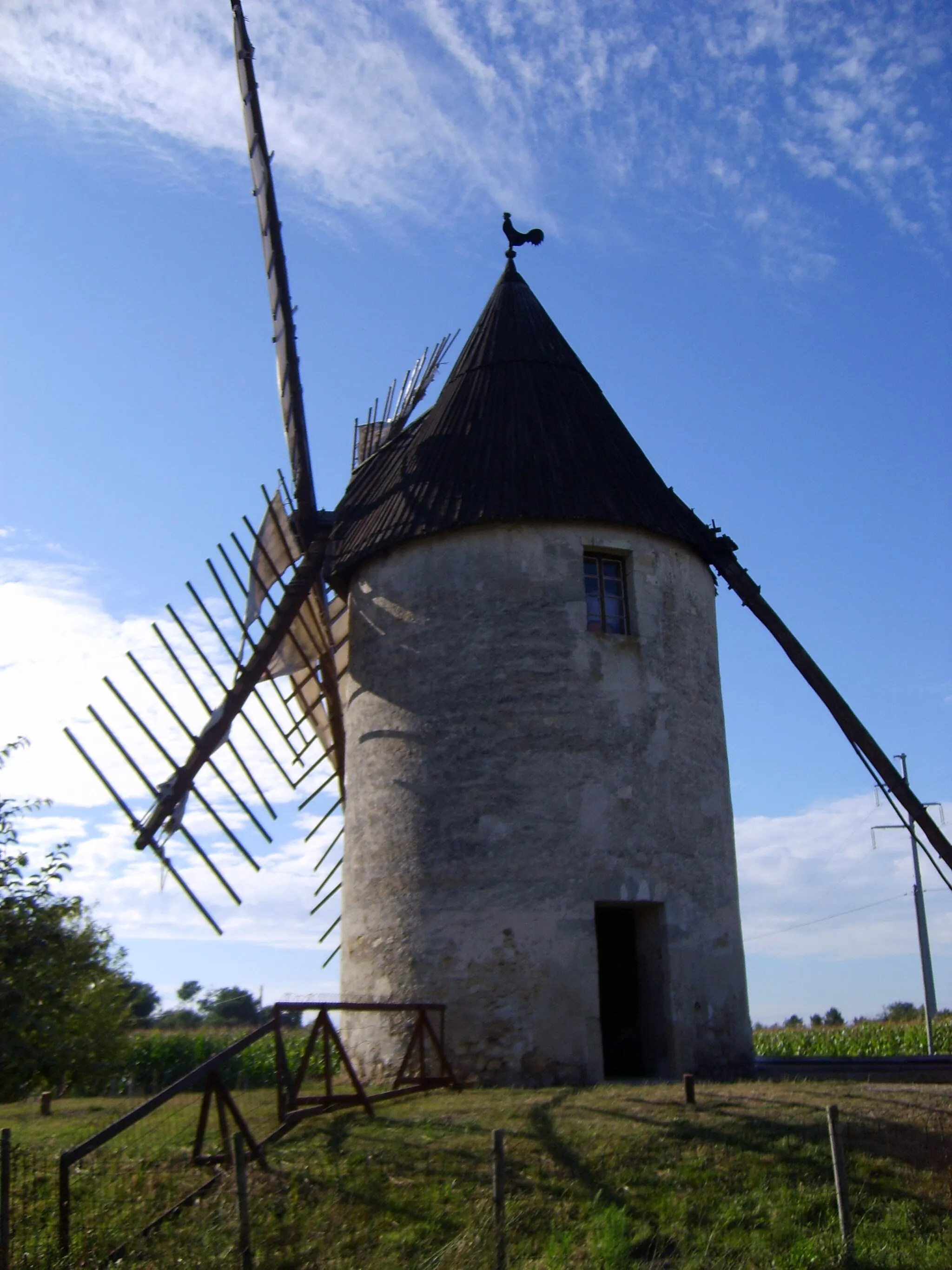 Photo showing: Moulin à vent de Vensac (Gironde, France)