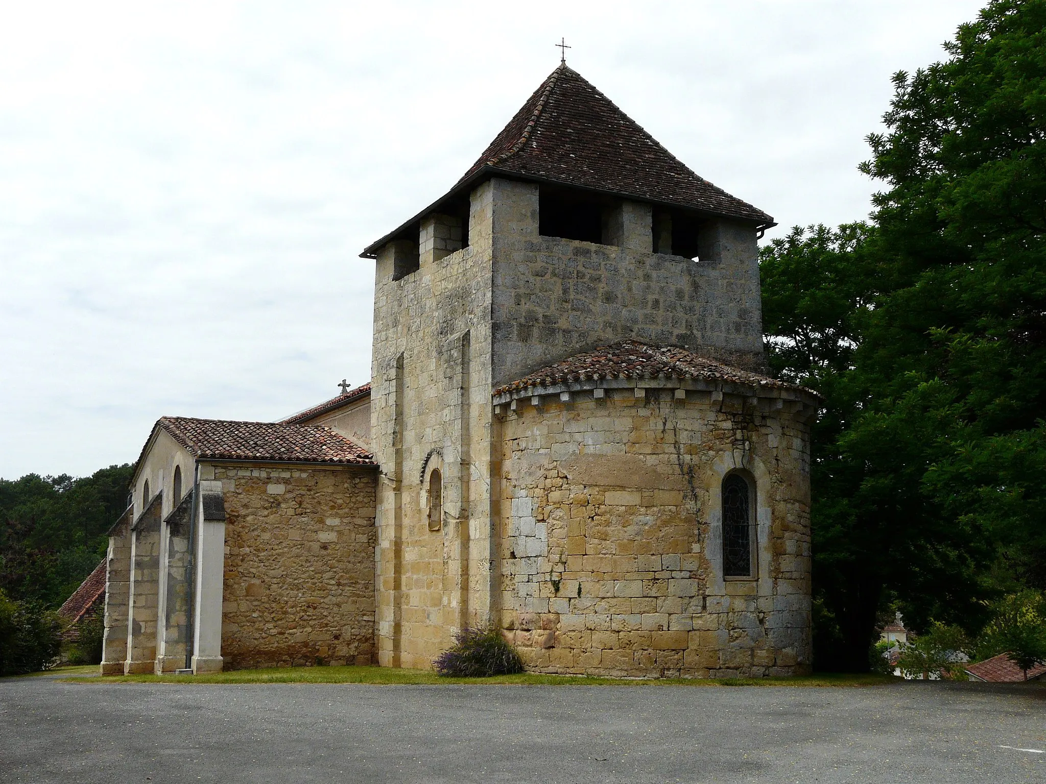 Photo showing: L'église Saint-Jean Baptiste, Saint-Jean-d'Eyraud, Dordogne, France