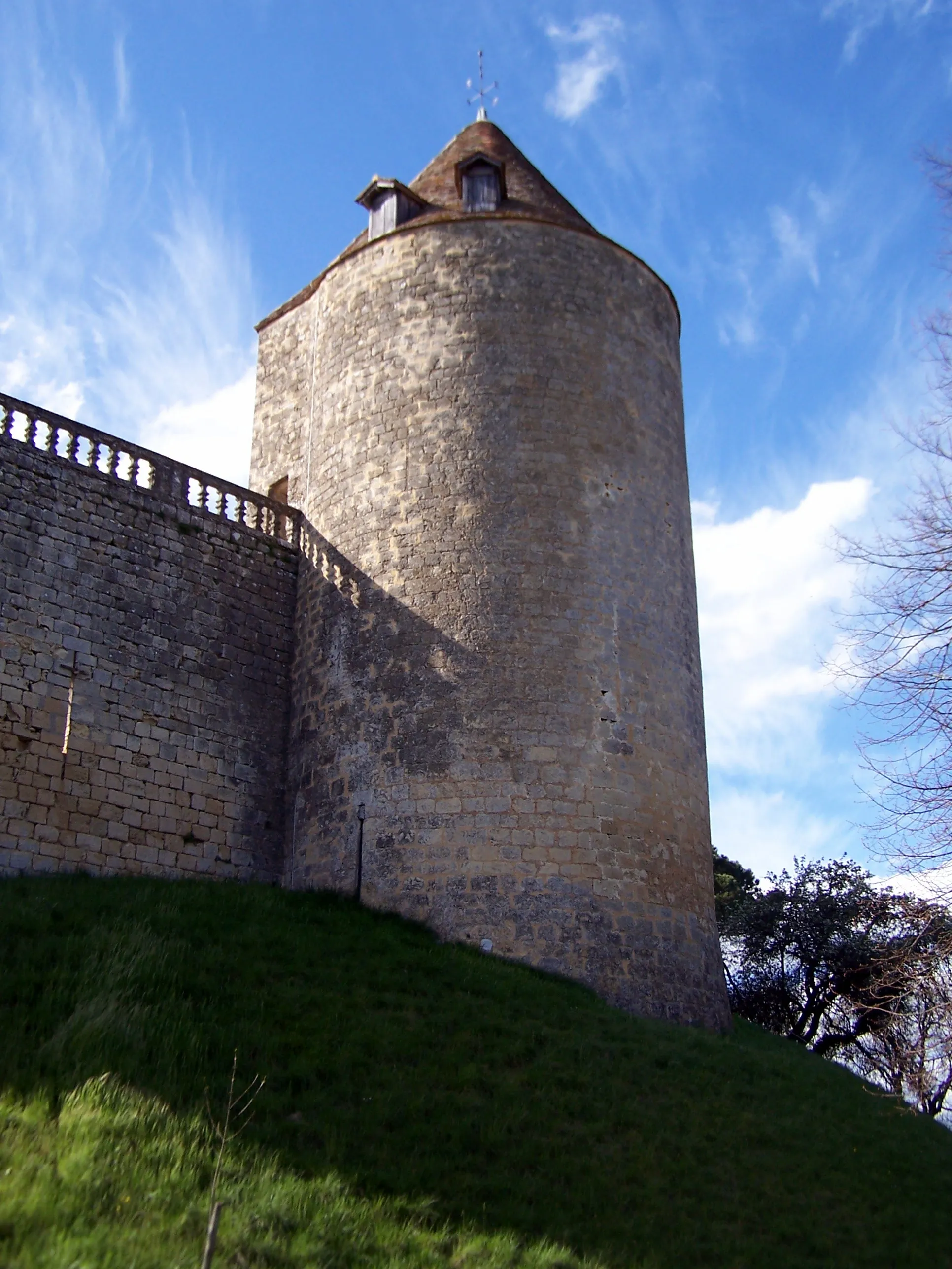 Photo showing: Castle of Benauge in Arbis (Gironde, France)