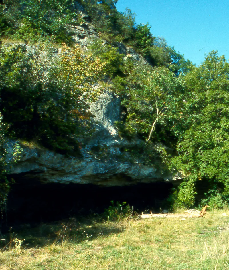 Photo showing: Le Moustier cave shelter