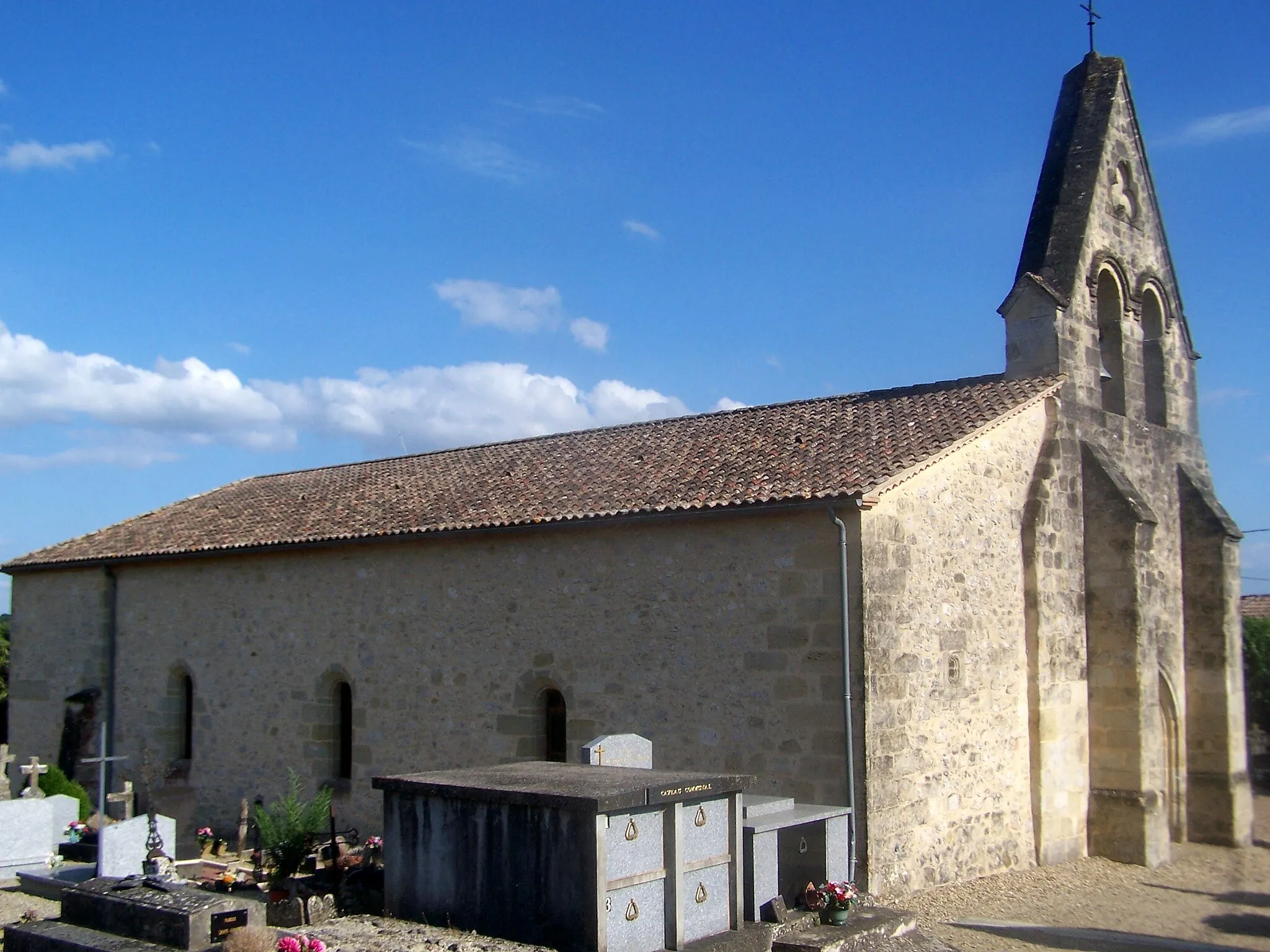 Photo showing: Saint Catherine church of Caubon-Saint-Sauveur (Lot-et-Garonne, France)