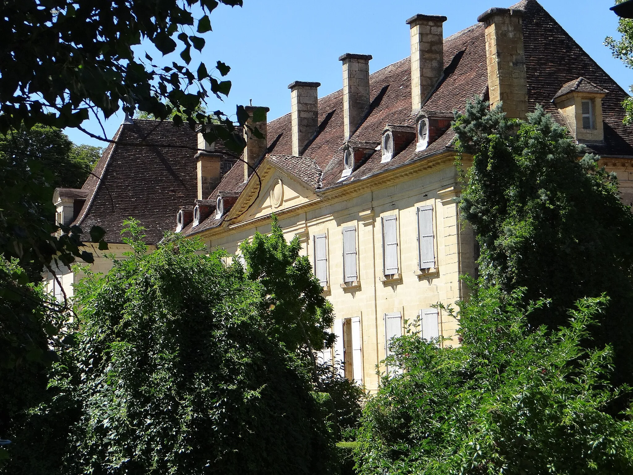 Photo showing: Saint-Cyprien - Château - Façade sur le parc