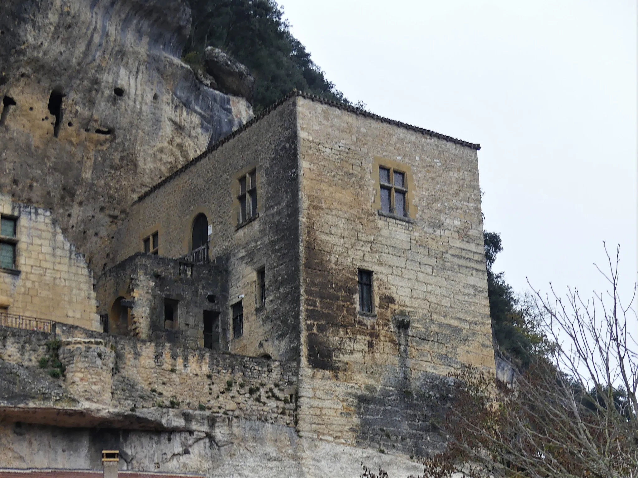 Photo showing: Le château de Tayac, Les Eyzies-de-Tayac-Sireuil, Dordogne, France.