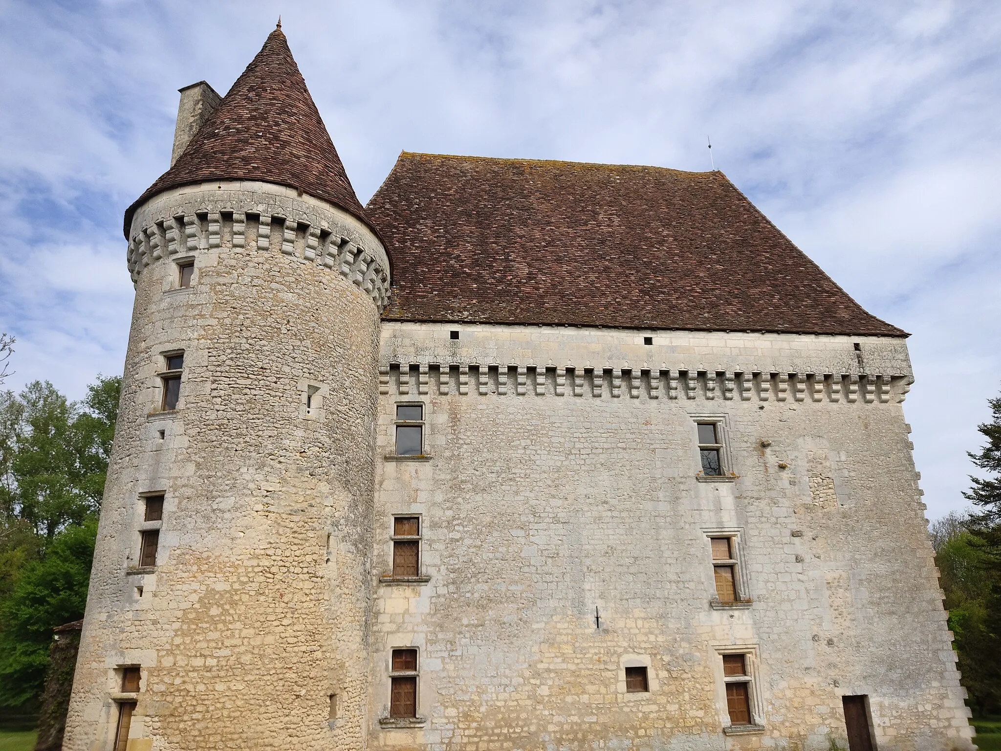 Photo showing: Château de Saint-Maurice (Saint-Laurent-des-Bâtons)