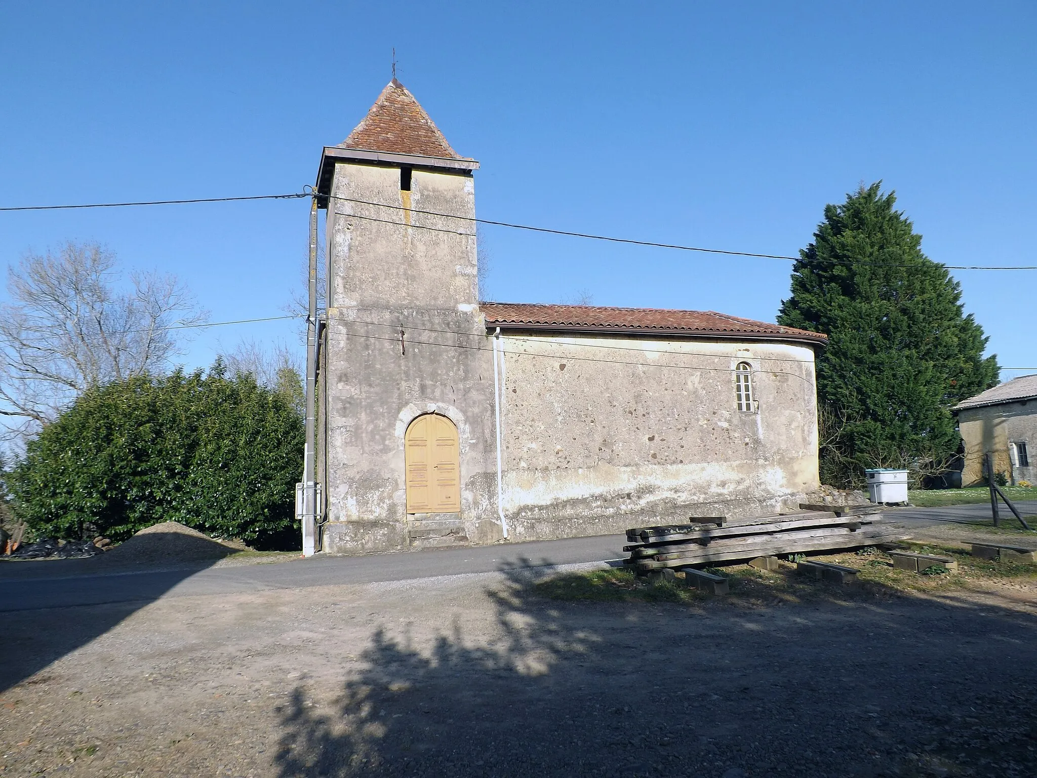 Photo showing: Glèisa deu borg vielh deus Sarrasins, Shalòssa, Gasconha