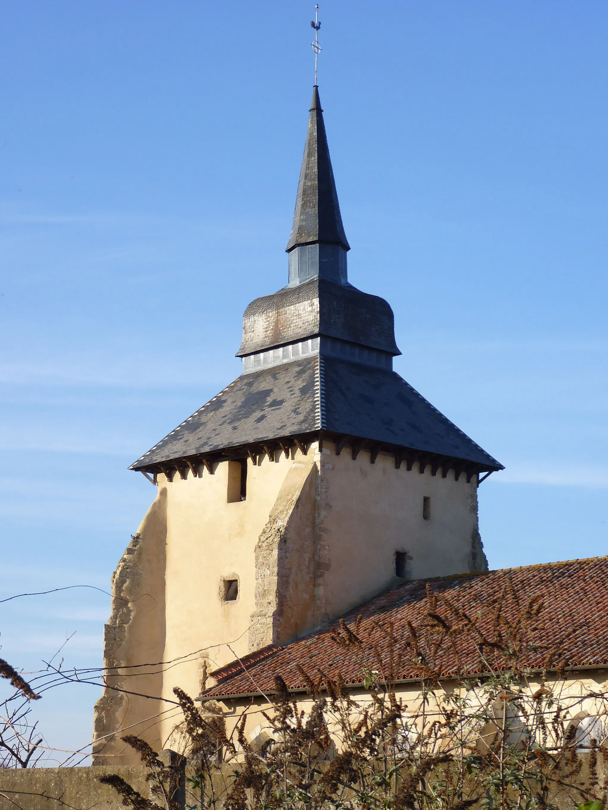 Photo showing: Eglise de Poyartin - Tour