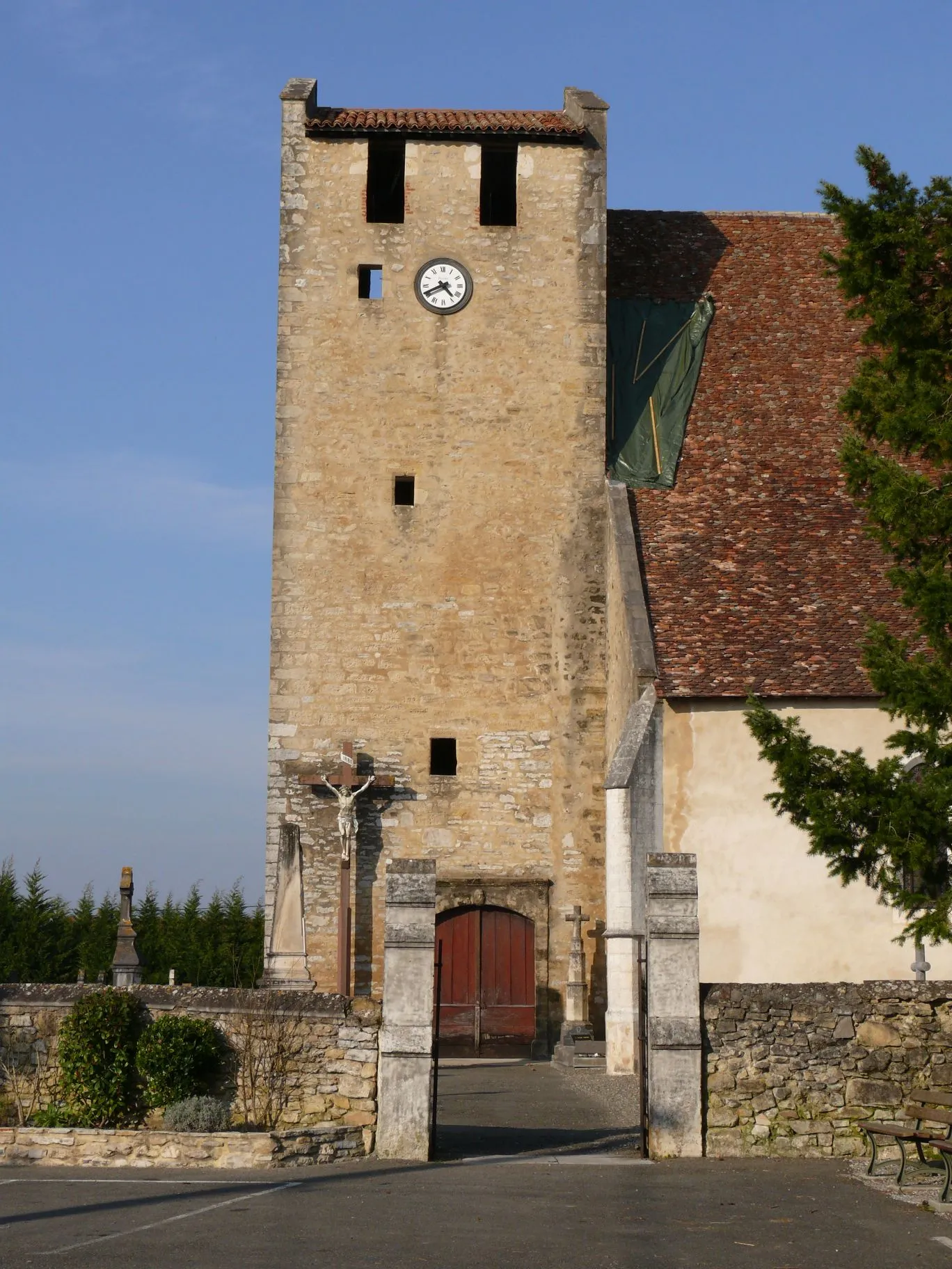 Photo showing: Sainte-Madeleine's church of Port-de-Lanne (Landes, Aquitaine, France).