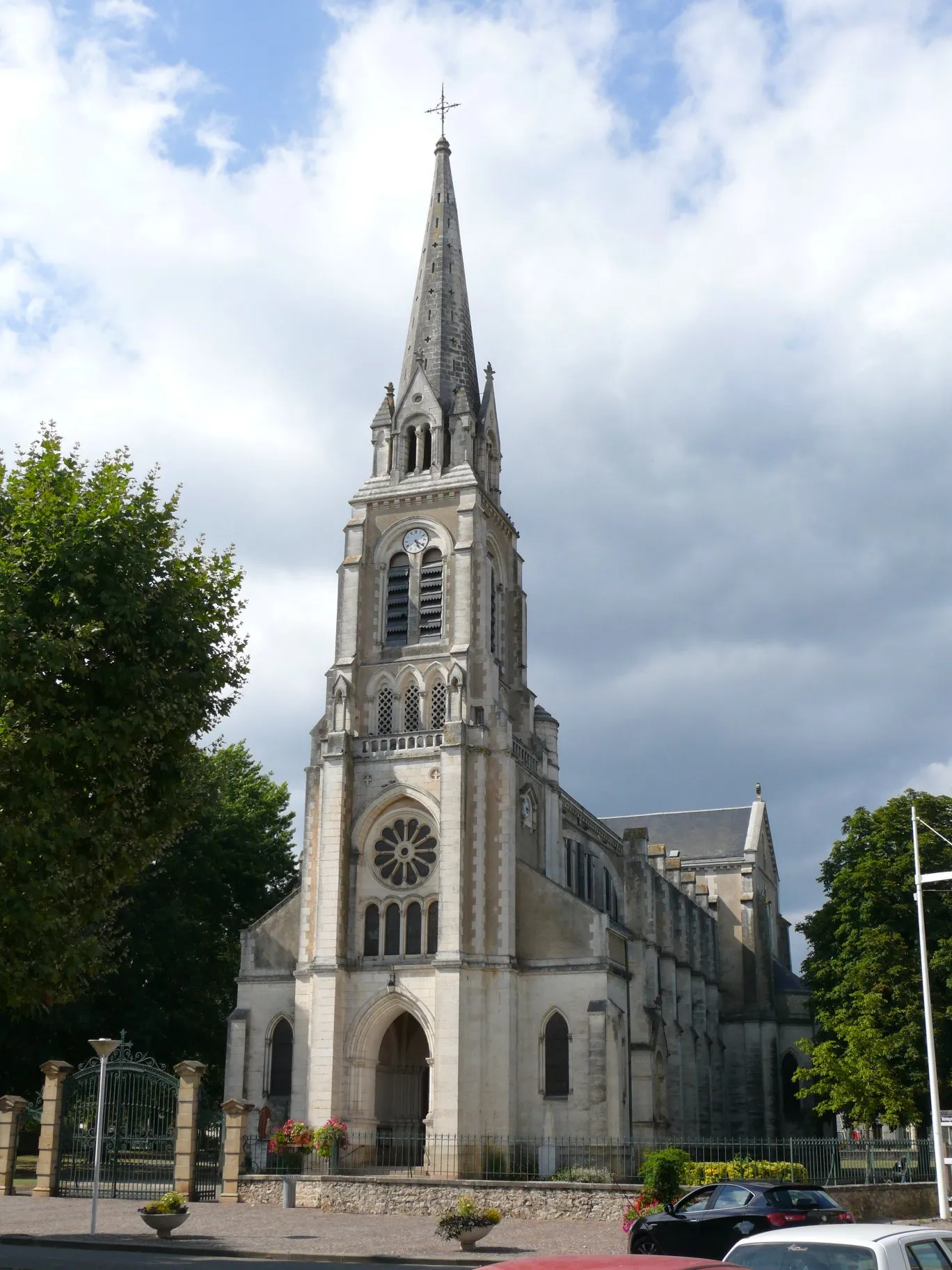 Photo showing: Sainte-Eugénie's church of Pontonx-sur-l'Adour (Landes, Aquitaine, France).