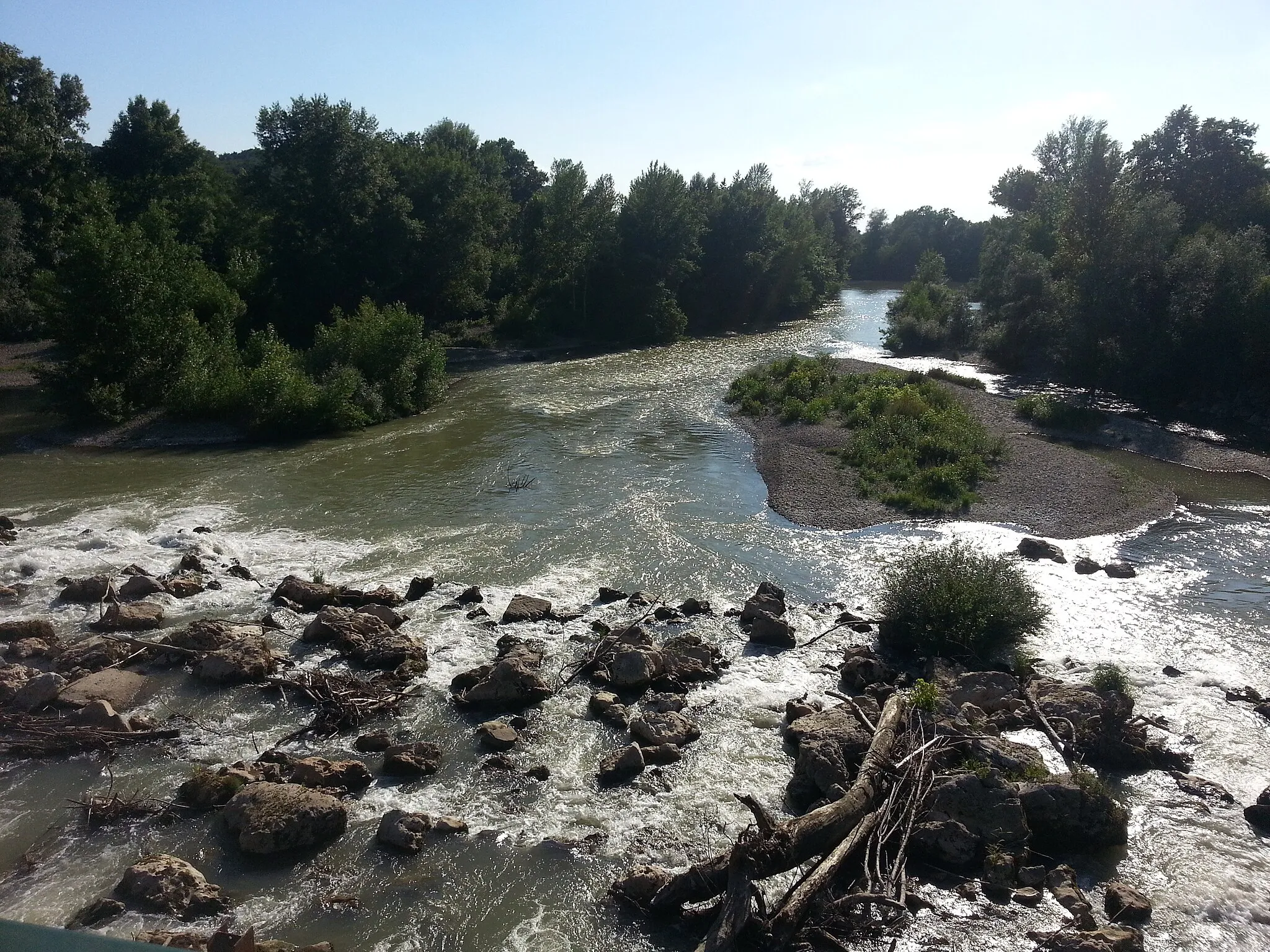 Photo showing: Au-dessus de l'Adour