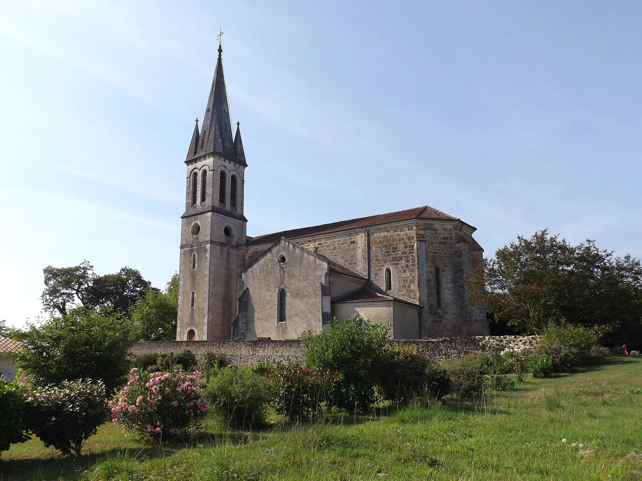 Photo showing: Glèisa de sent Ròc de Carcen, Carcen e Ponson, Lanas, Gasconha