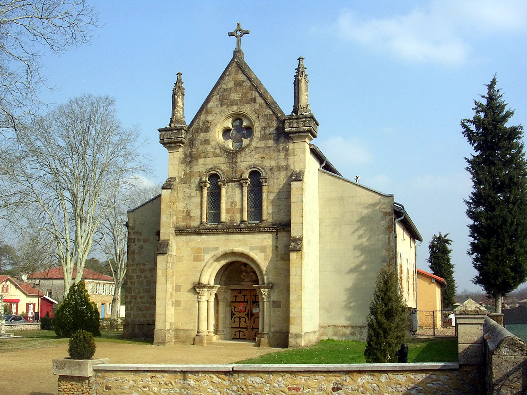 Photo showing: Église Sainte-Croix de Campet, à Campet-et-lamolère, dans le département français des Landes