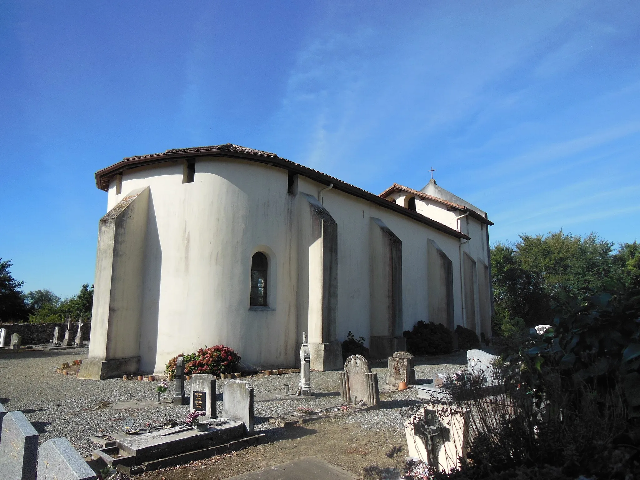 Photo showing: Église Sainte-Marie-Madeleine-et-Saint-Blaise de Sindères, dans le département français des Landes